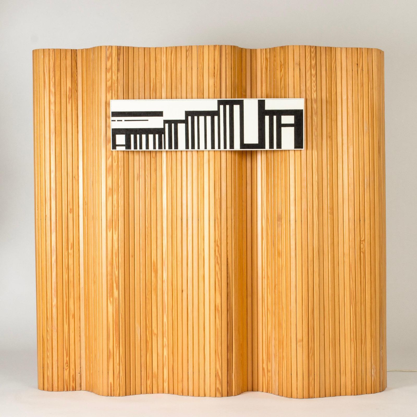 Peinture noir et blanc, Modern scandinave, bois, vers 1983 photo furniture