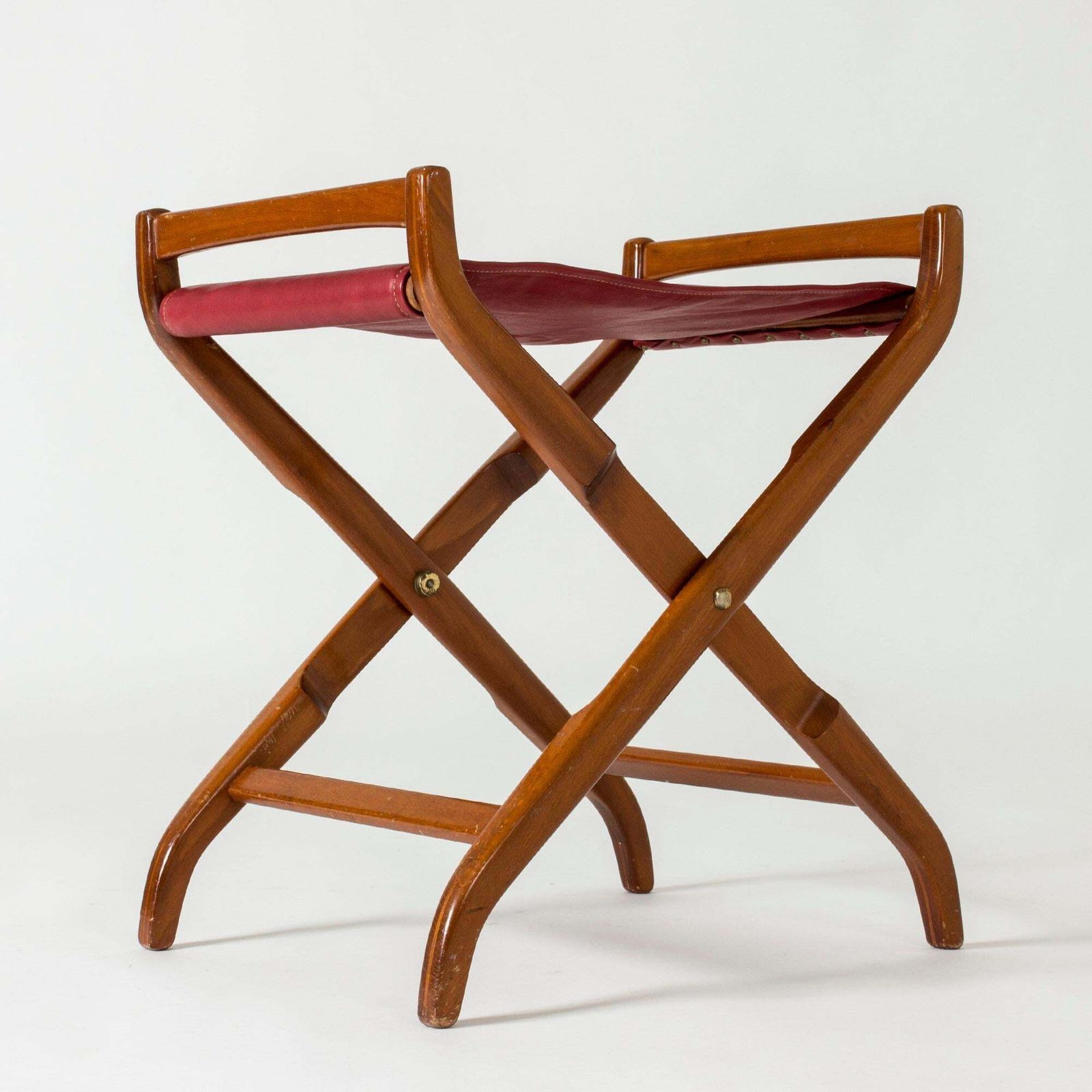 Tabourets scandinaves modernes par David Rosén, NK, Suède, années 1950 photo Mobilier