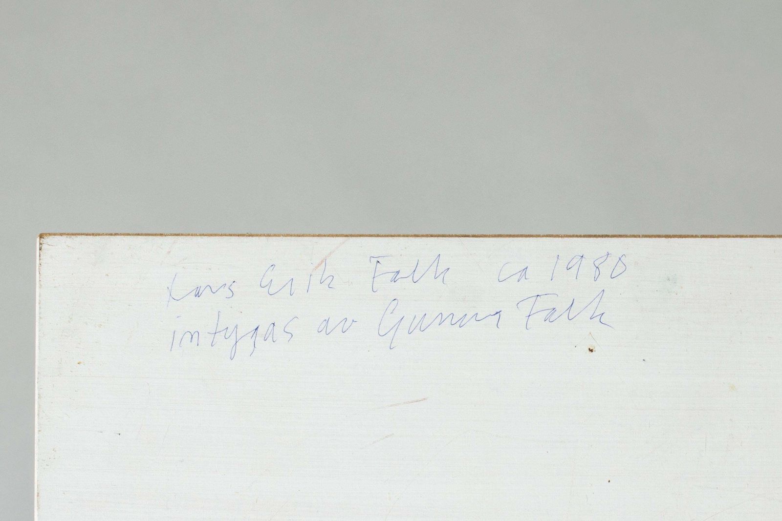 Sculpture par Lars Erik Falk, Suède, années 1980 photo vintage