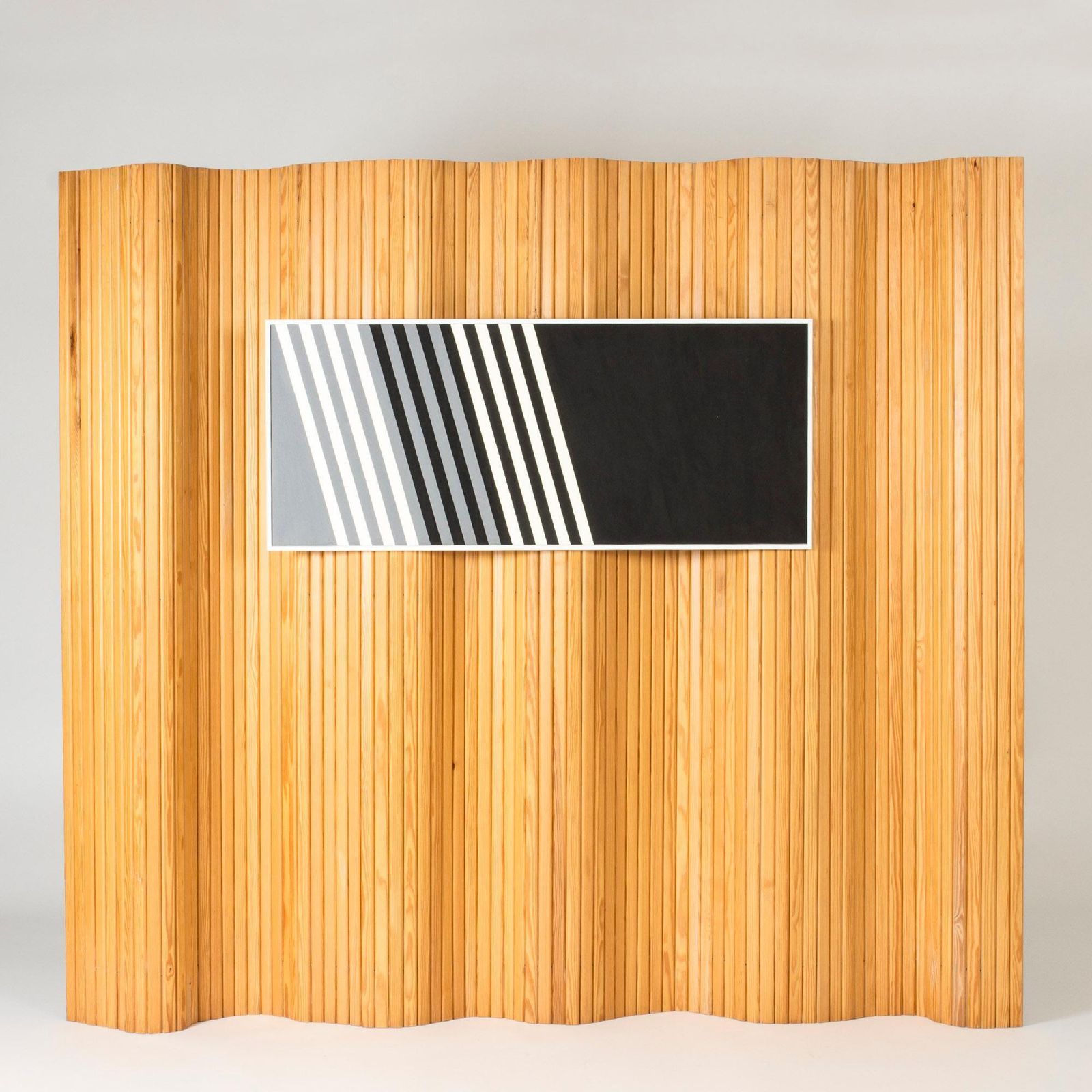 C Painting By Lars Erik Falk, Oil On Panel, Scandinavian Modern, 1987 photo furniture