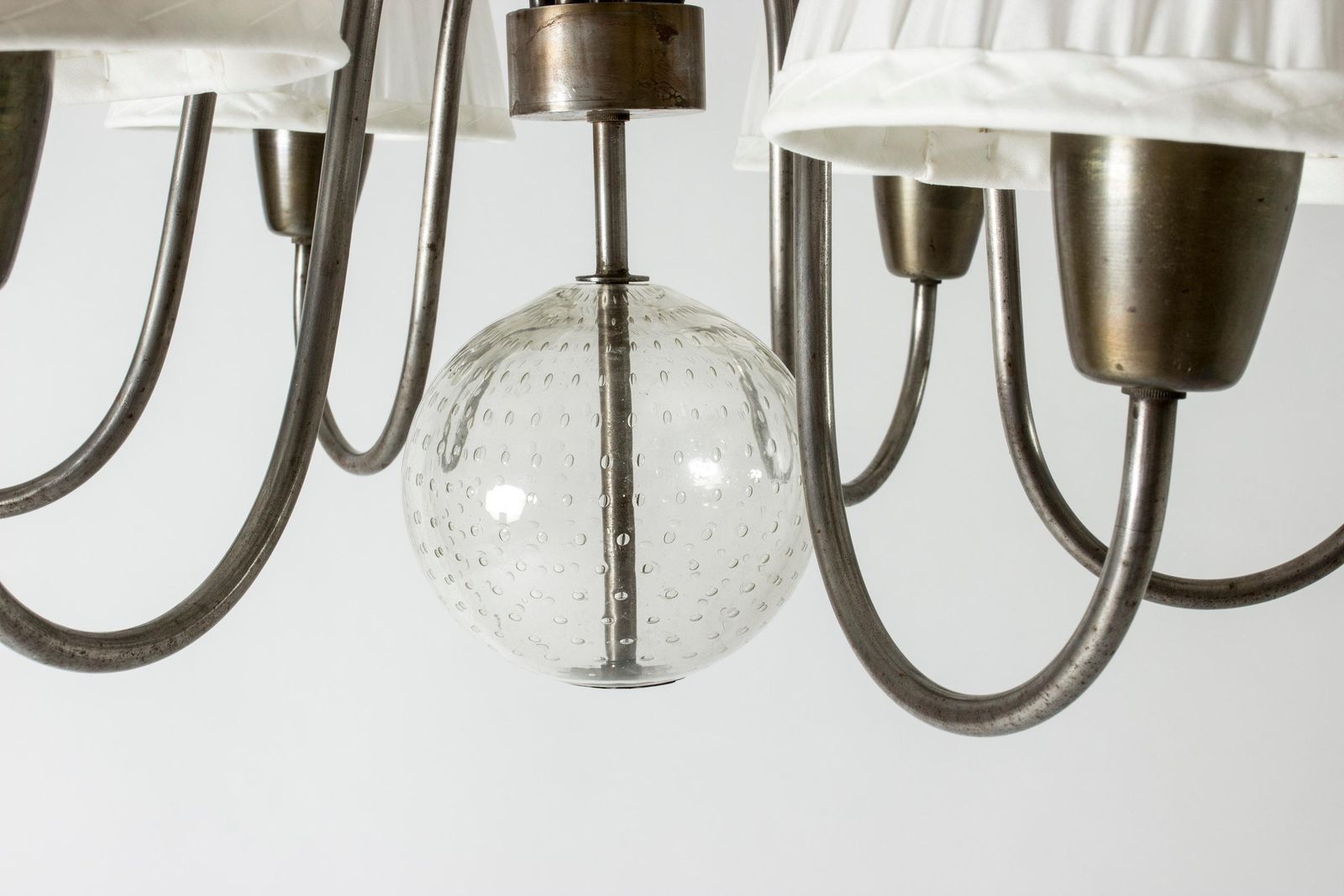Lustre Hans Bergström pour Ateljé Lyktan, Suède, années 1940 photo vinterior