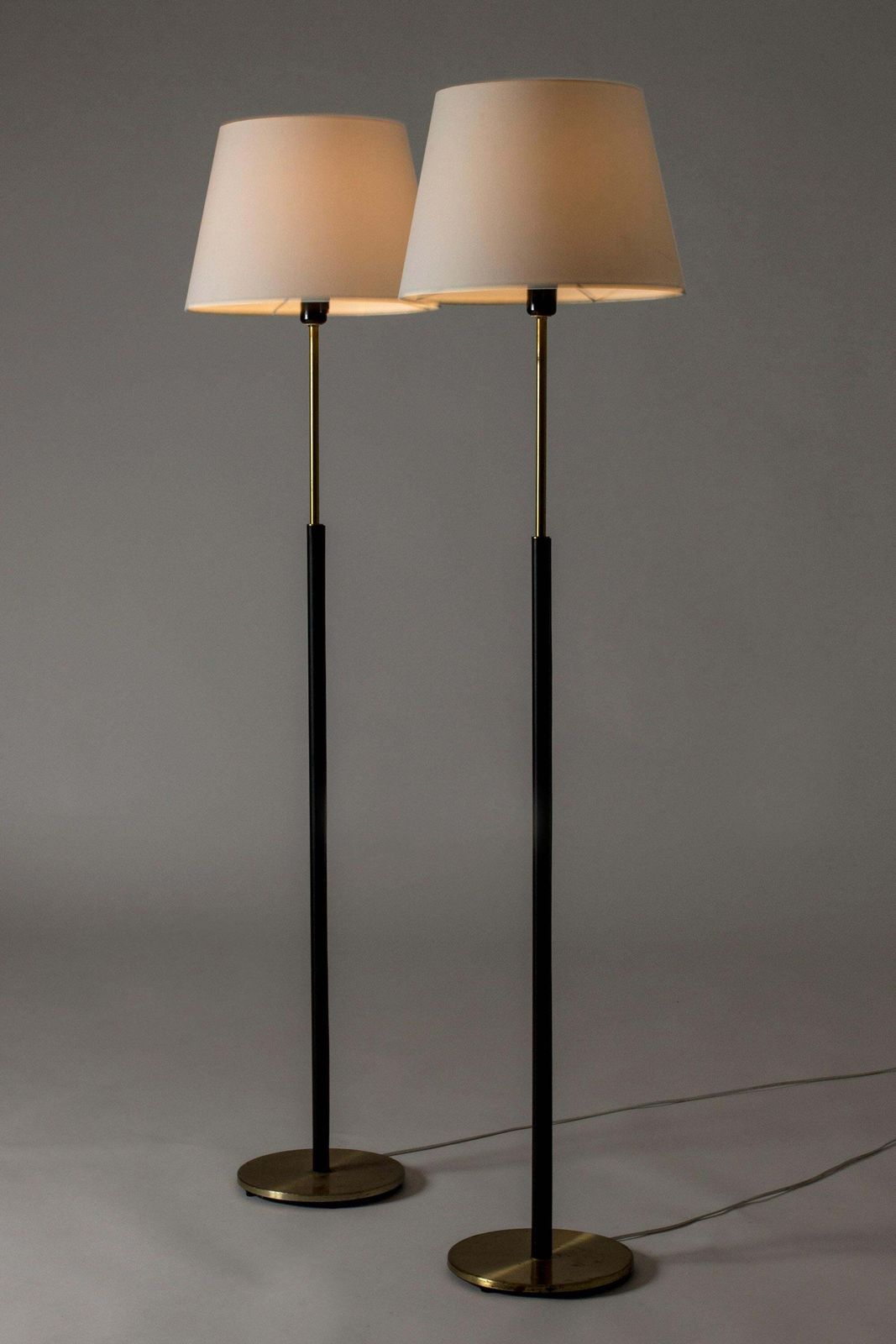 Pair Of Floor Lamps From Falkenbergs Belysning, Sweden, 1960s photo for sale
