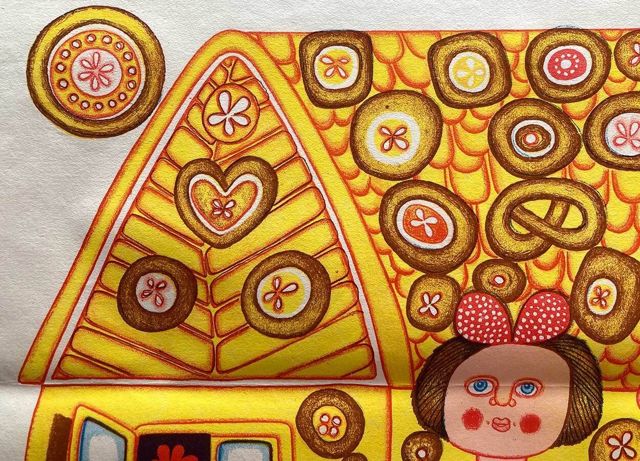 photo for sale Original Film Poster, Gingerbread House, Leoš Konáš, 1971, Genuine Vintage Czech Design