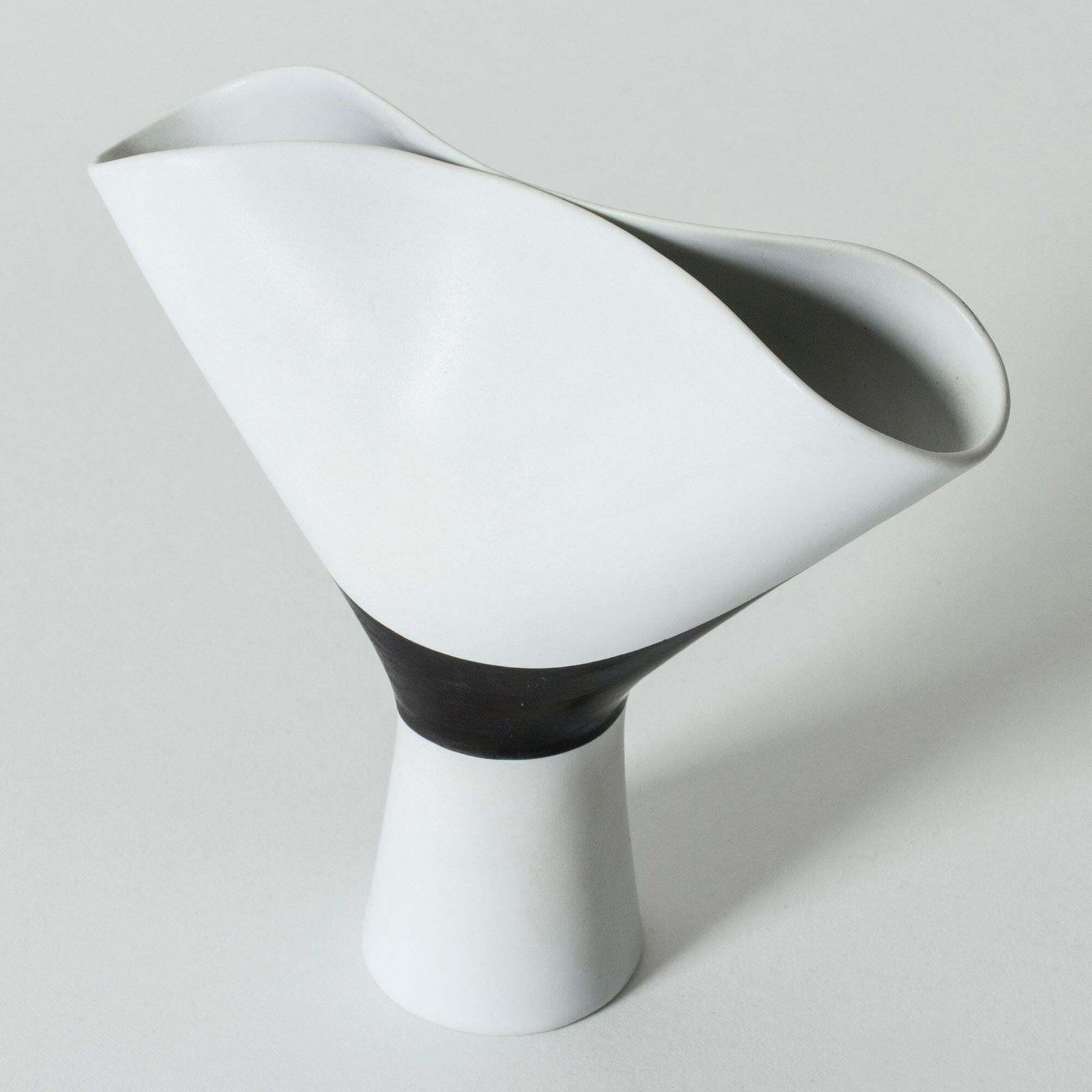 Veckla Vase By Stig Lindberg, Stoneware, Scandinavian Modern, 1950s photo Woonaccessoires