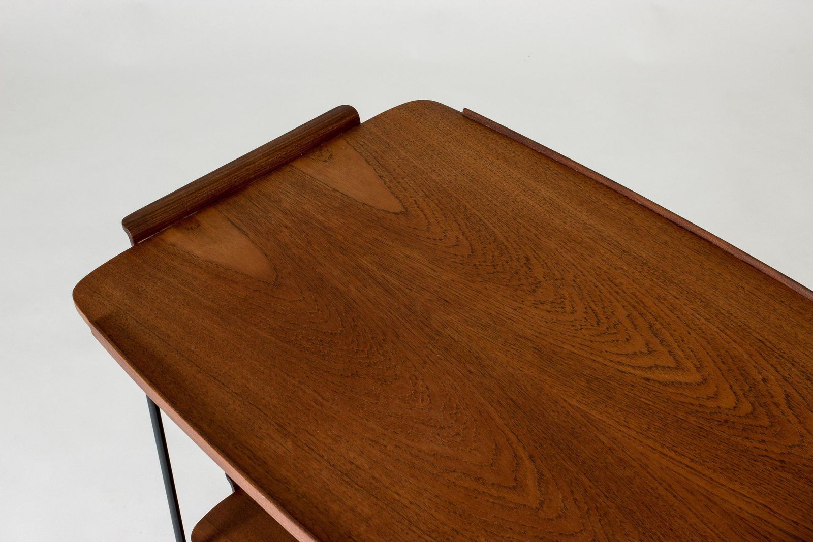 Teak Serving Cart From Firma Glas & Trä, Sweden, 1950s photo 1033.0