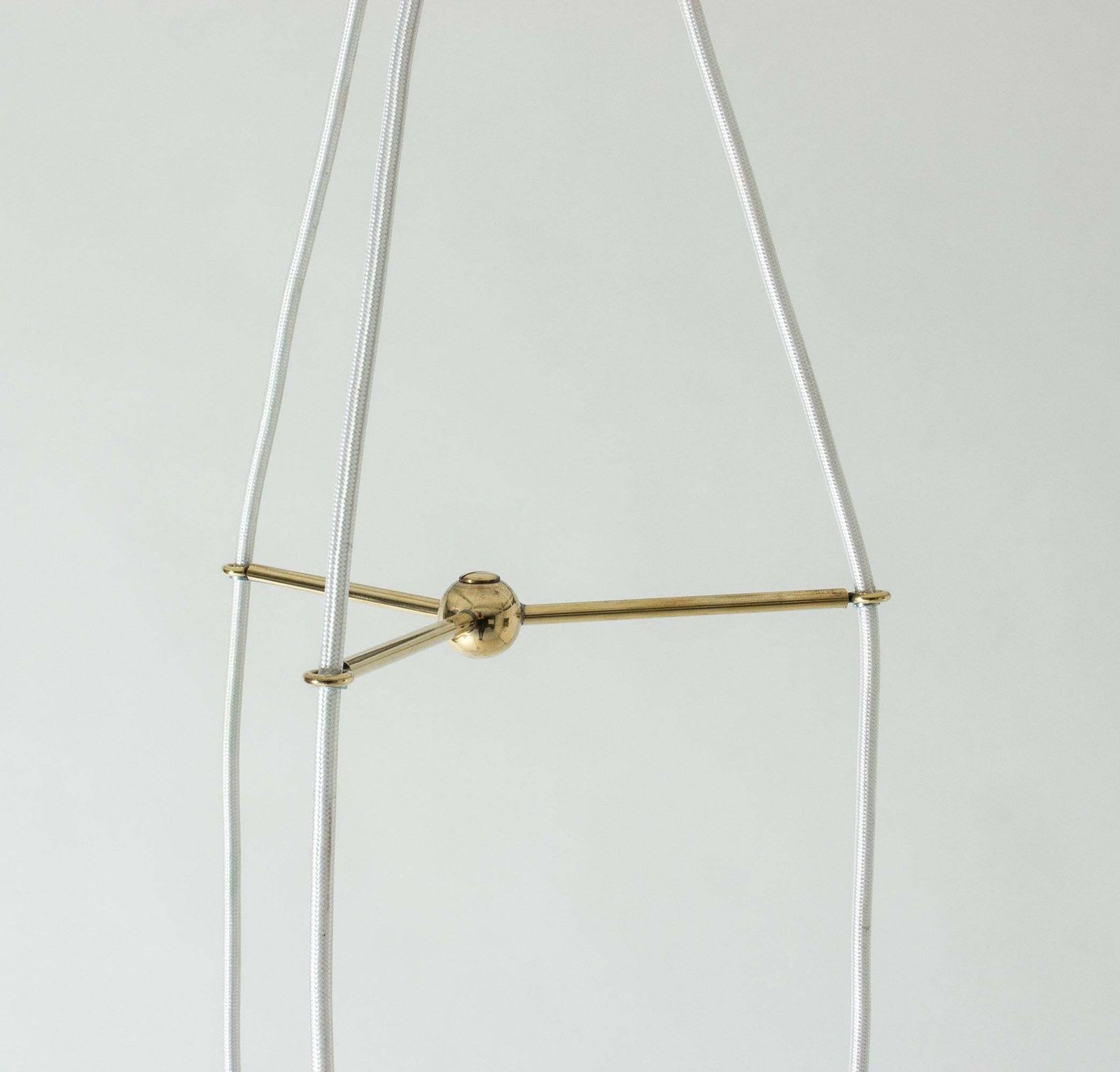 Rare Brass Ceiling Lamp By Hans Agne Jakobson. Sweden, 1950s. photo buy