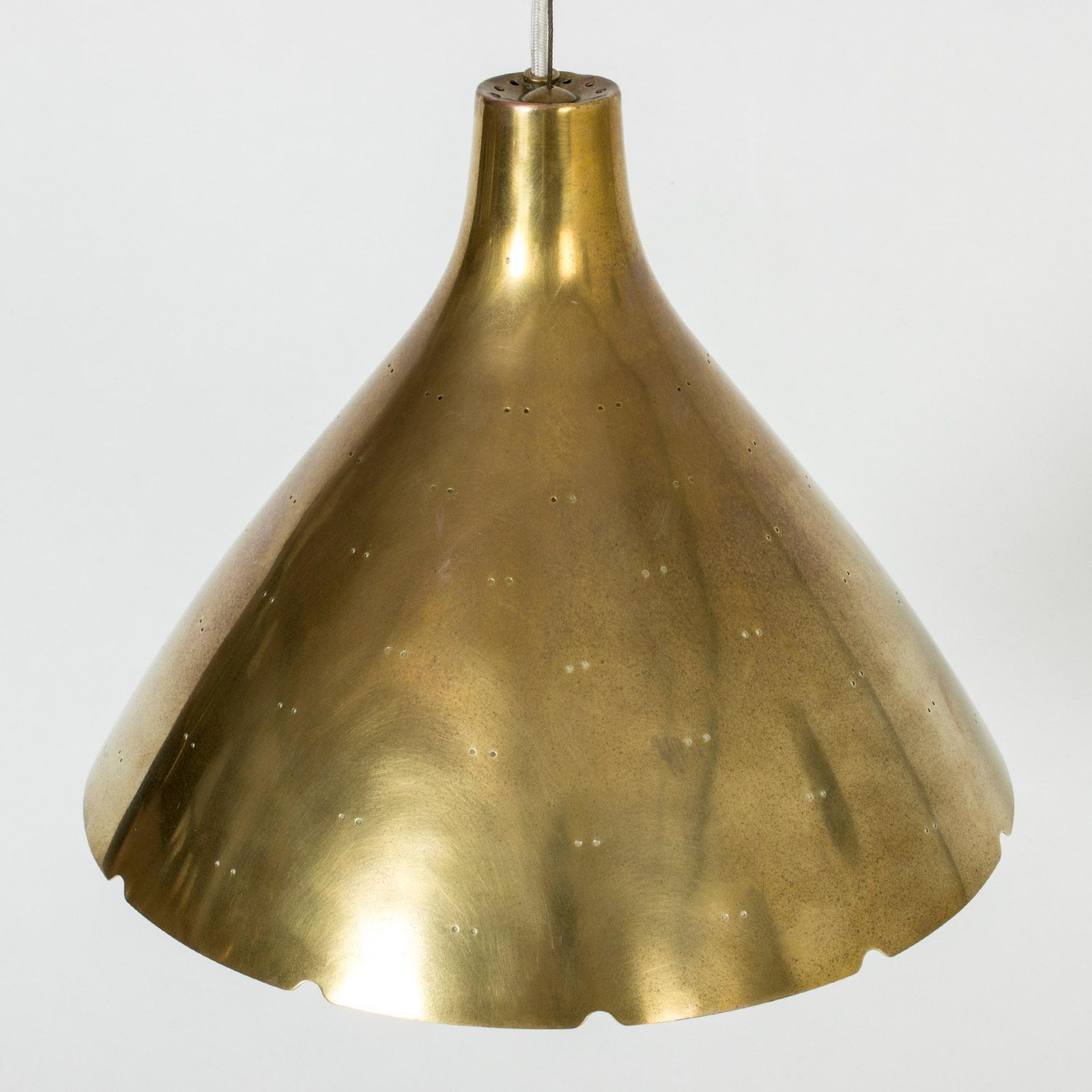 Mid-century messing hanglamp van Paavo Tynell voor Taito Oy, Finland, jaren 1950 photo 10262.0