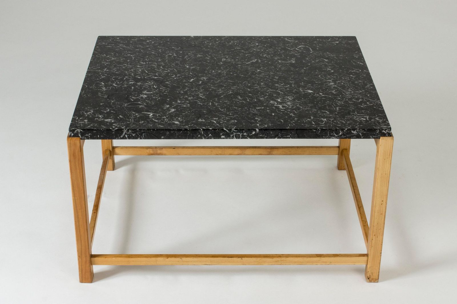 Marmeren Salontafel van Carl Axel Acking voor Torsten Schollin, Zweden, jaren 1950 photo furniture