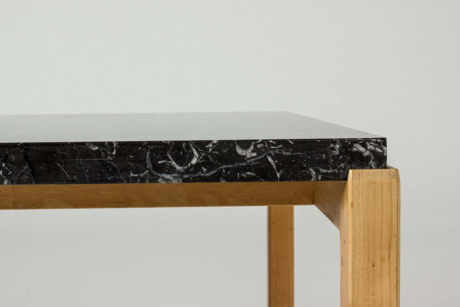 Marble Top Coffee Table By Carl Axel Acking For Torsten Schollin, Sweden, 1950s photo Furniture