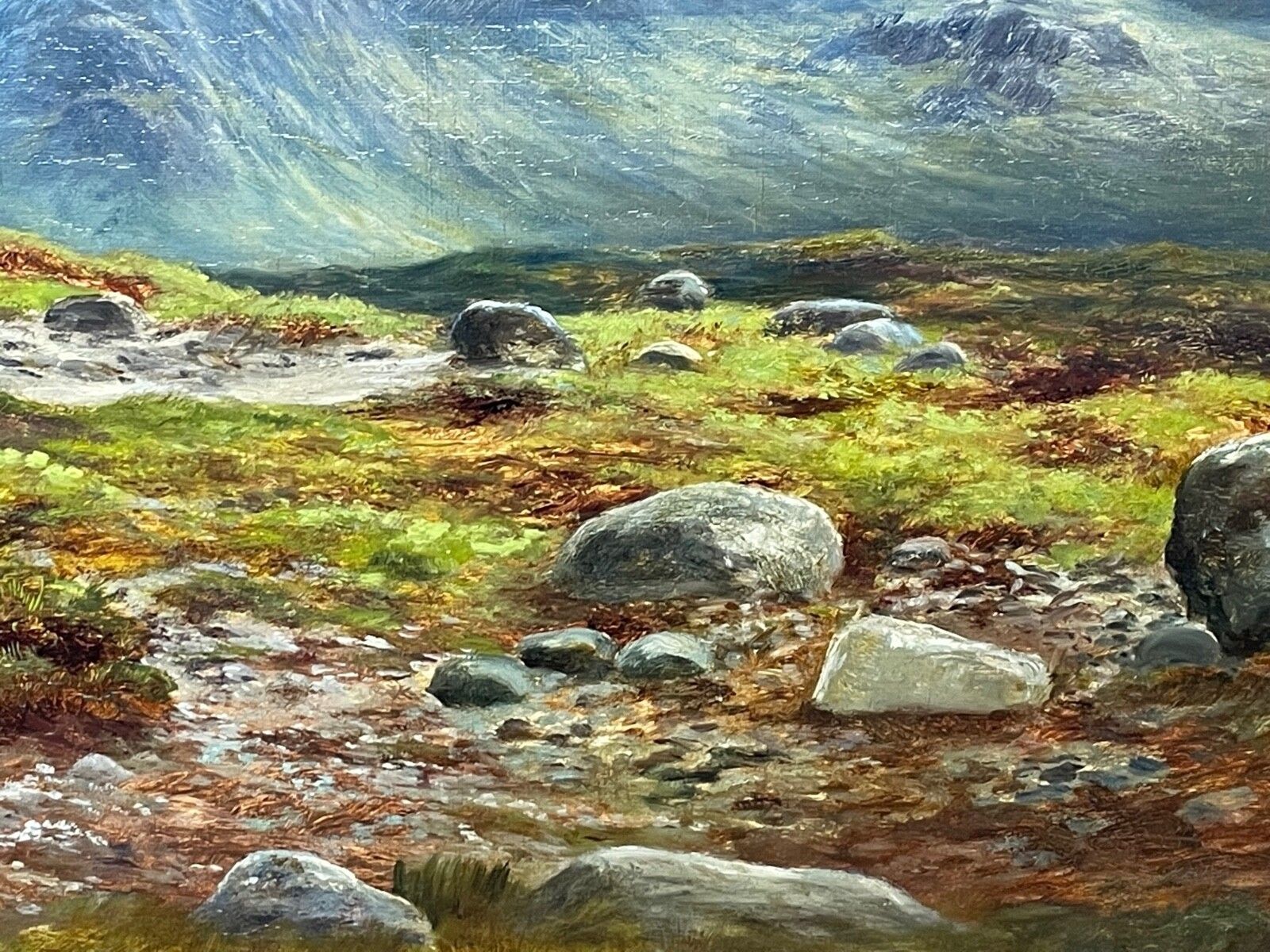 8000.0 William Beattie Brown Sgùrr Nan Gillean Skye Victorian Scottish Oil Painting photo