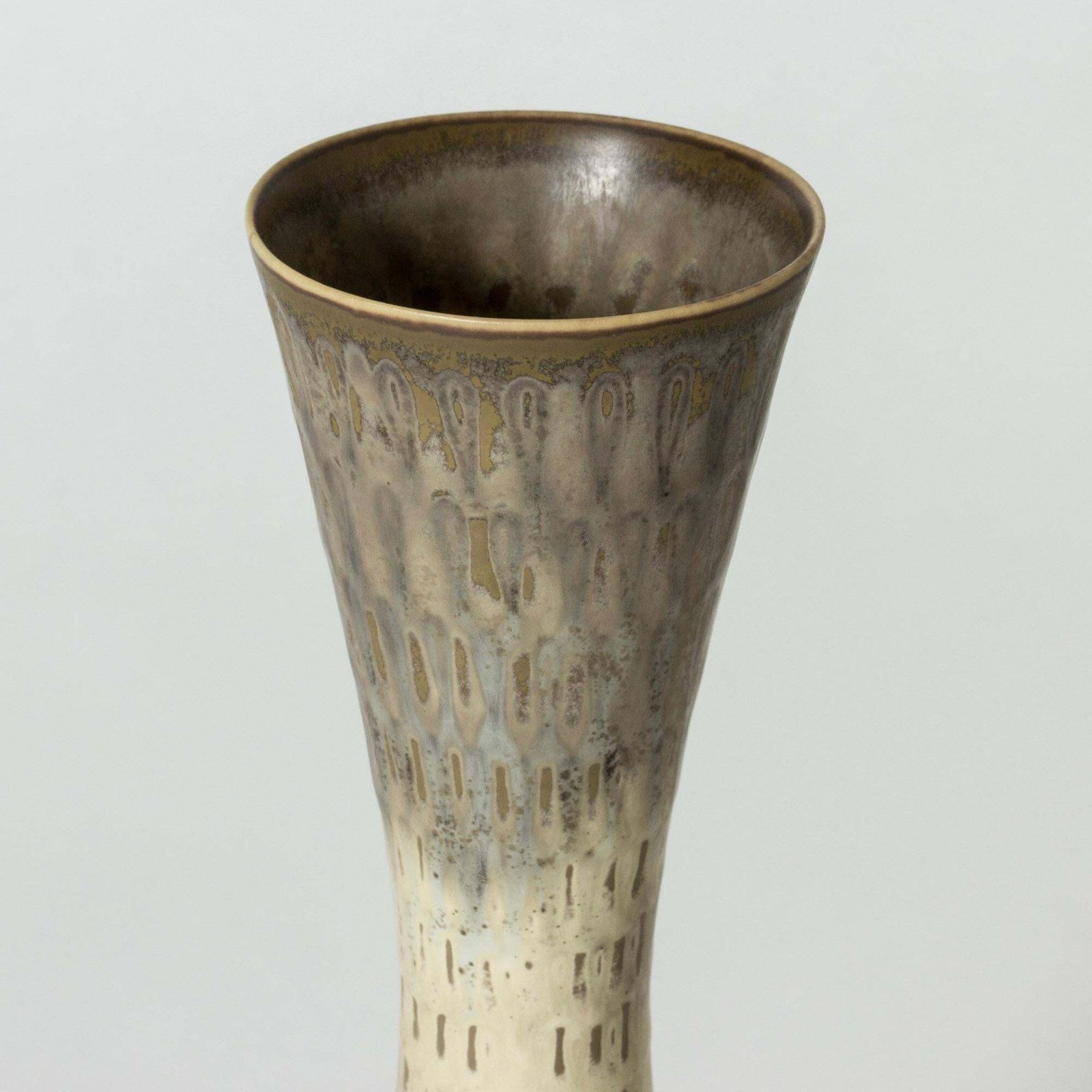 Scandinavian Modern Stoneware Vase, Carl Harry Stålhane, Rörstrand, Sweden, 1950 photo 1358.0