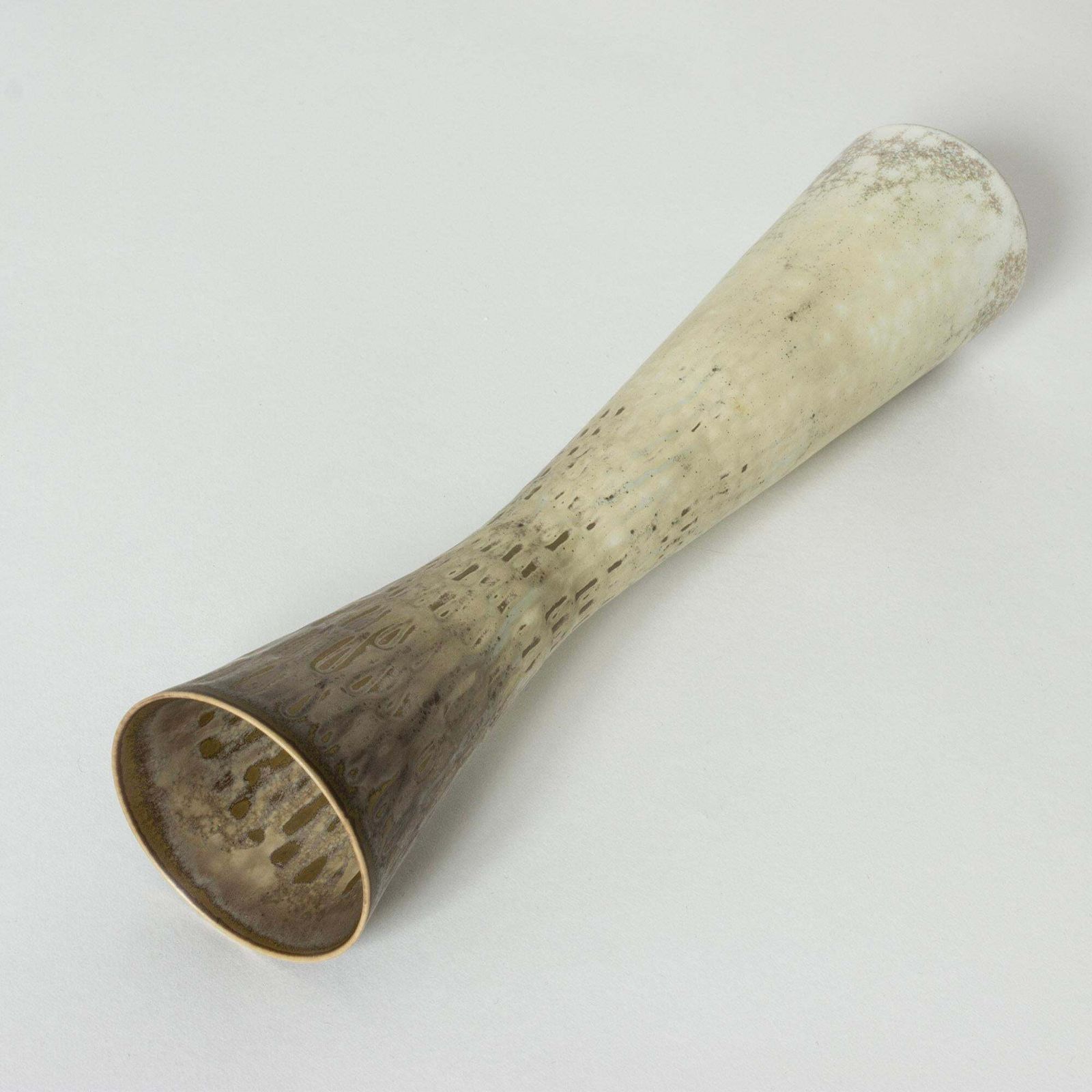 Scandinavian Modern Stoneware Vase, Carl Harry Stålhane, Rörstrand, Sweden, 1950 photo vinterior