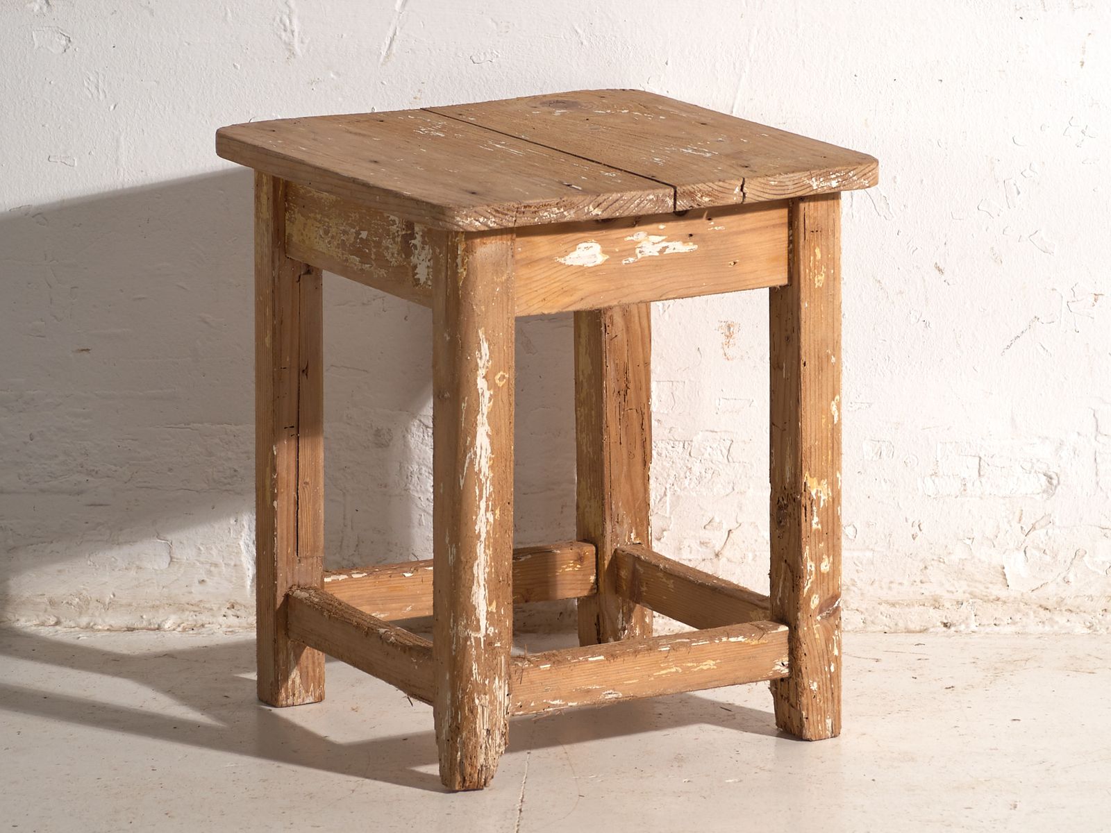 photo for sale Antique Bedside Tables In Pine Wood – Central Europe, Circa 1940 #2