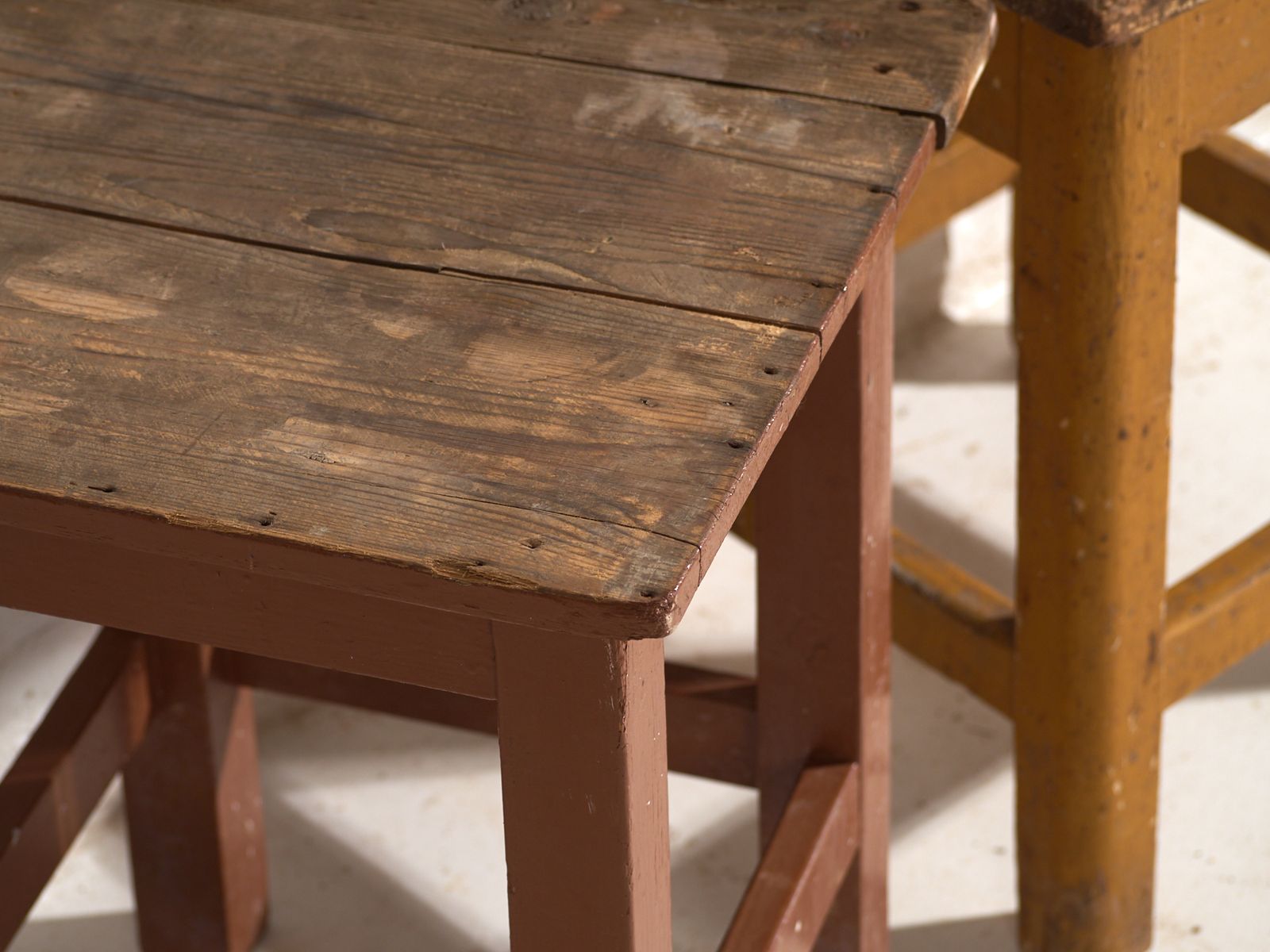 Antique Bedside Tables In Pine Wood – Central Europe, Circa 1940 #7 photo furniture
