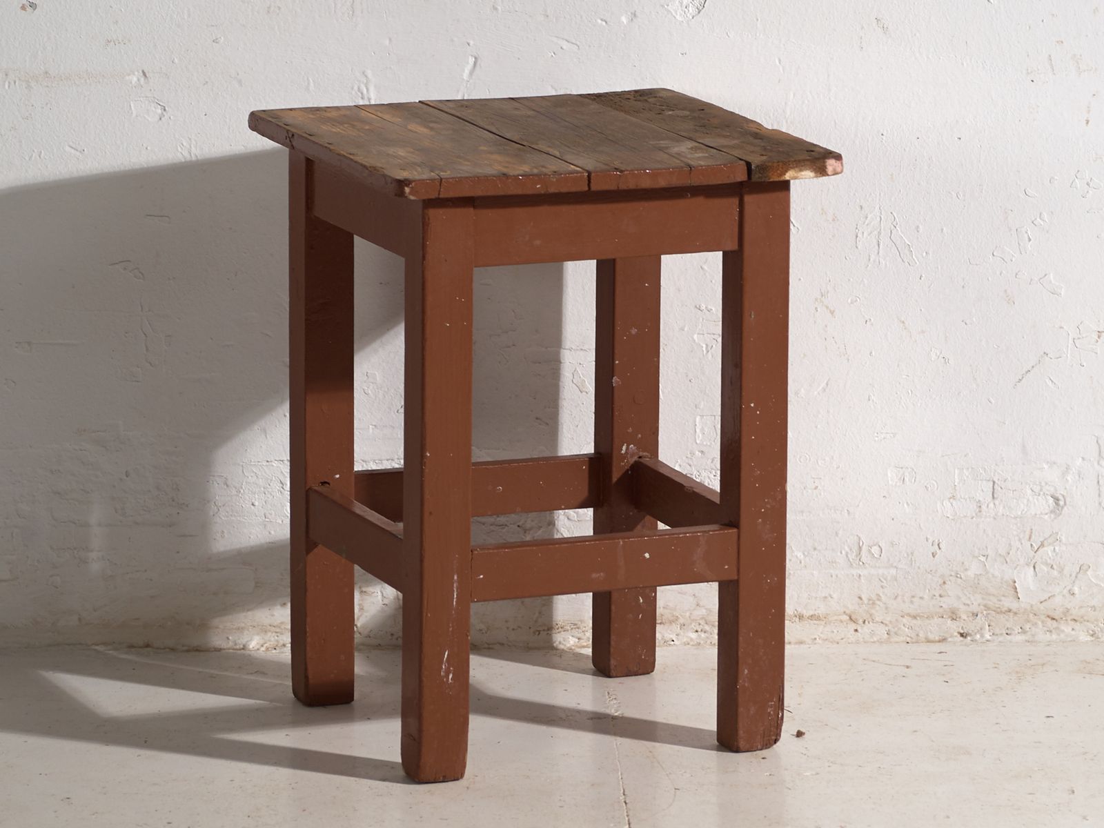 Tables de chevet d'époque en bois de pin, Europe centrale, vers 1940 #7 photo 306.0