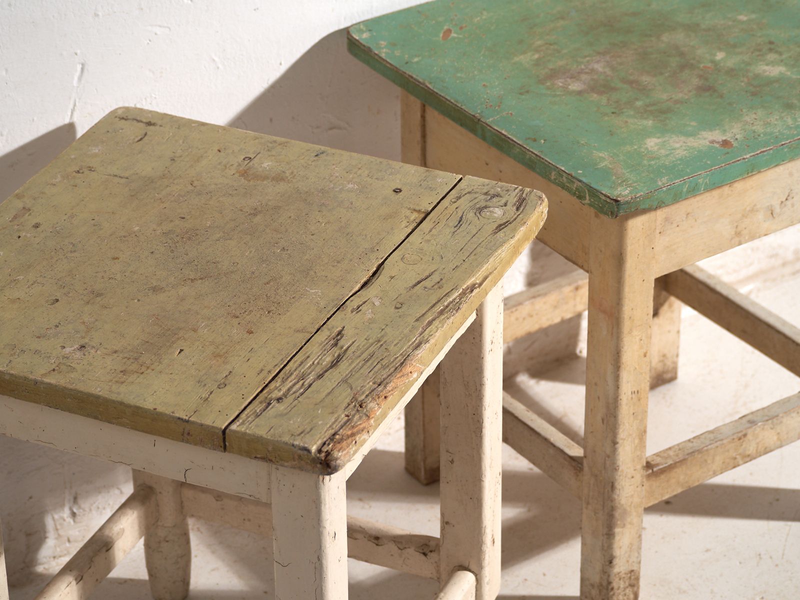 Antique Bedside Tables In Pine Wood – Central Europe, Circa 1940 #9 photo furniture