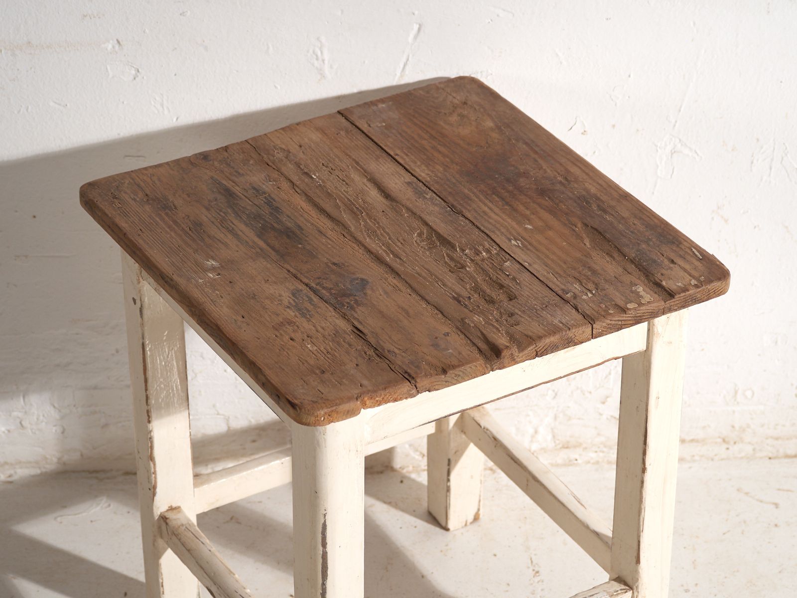 photo furniture Antique Bedside Tables In Pine Wood – Central Europe, Circa 1940 #7