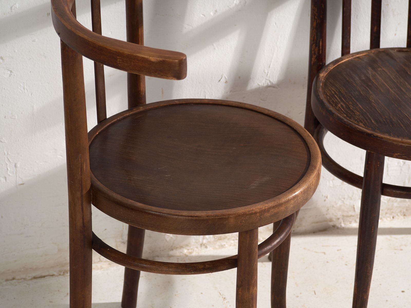 Antique Armchairs In Thonet Style Bentwood – Central Europe, Circa 1930 – Set Of 2 Chairs #3 photo for sale