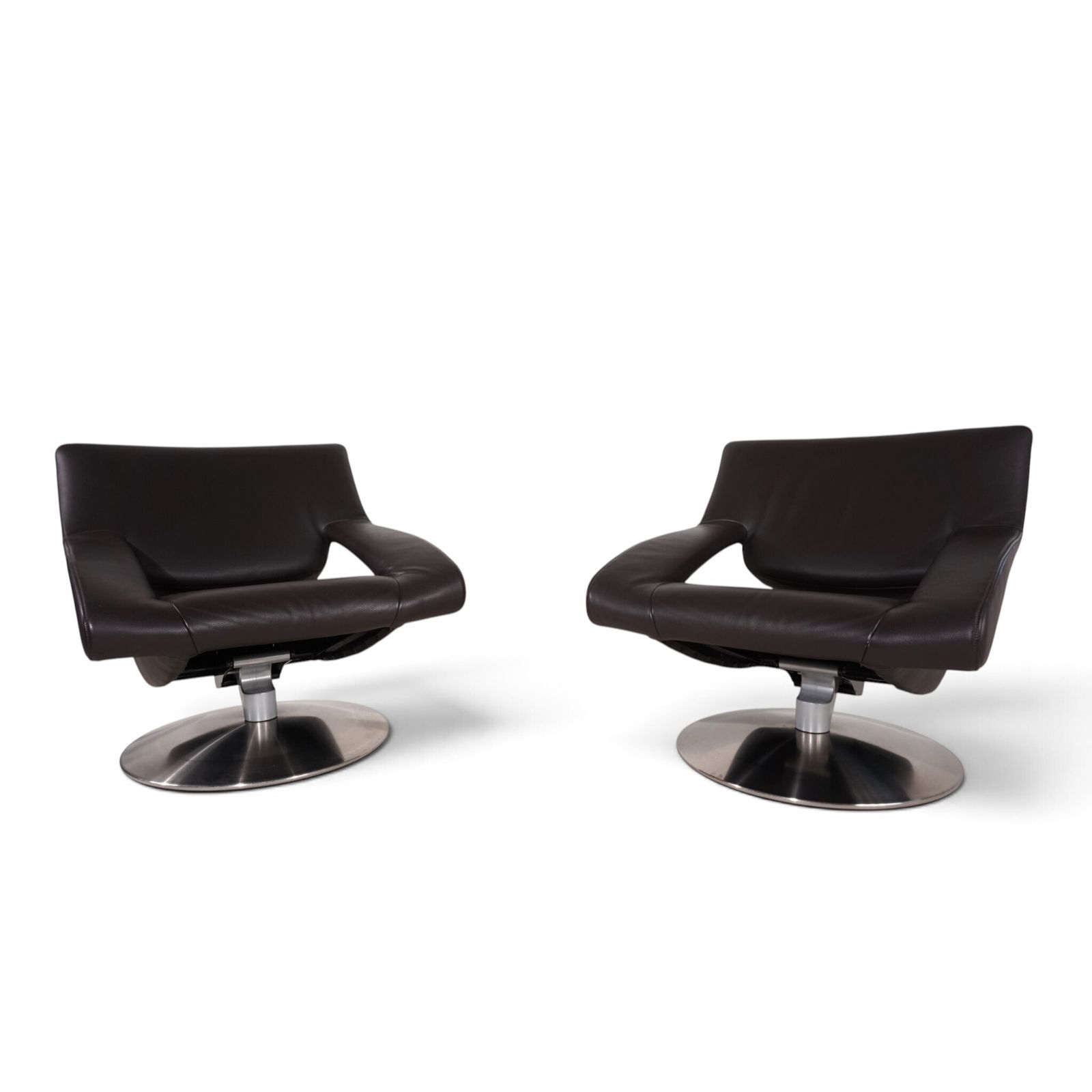 photo vinterior De Sede Ds 255 Avantgarde Lounge Chair In Dark Brown Leather, 2000