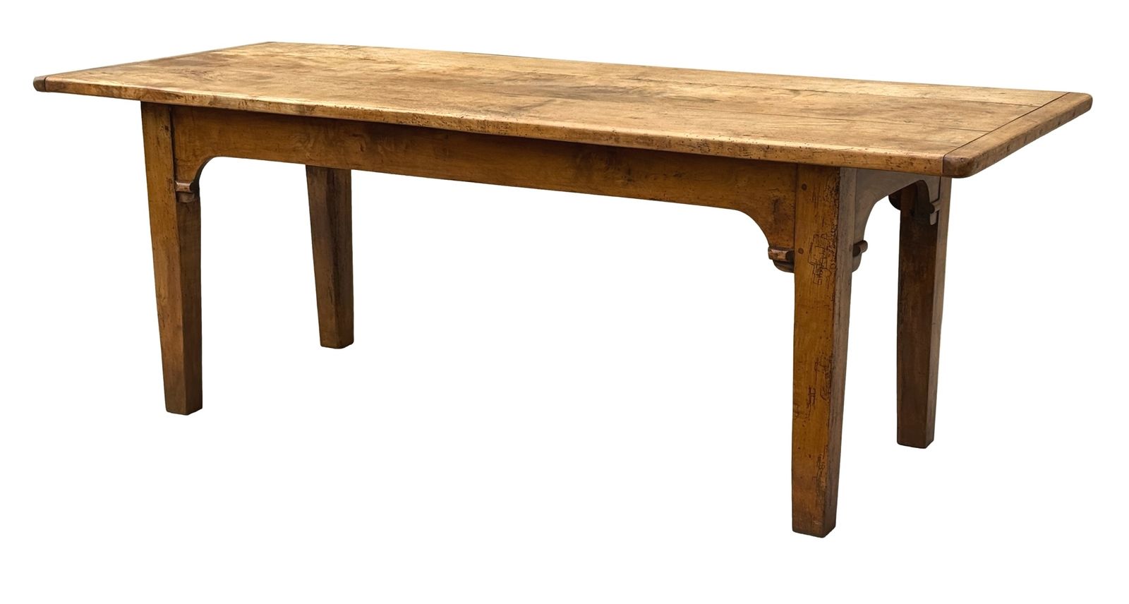 Grote Franse boereneettafel van sycomoor, begin 19e eeuw, French Provincial (Frankrijk, ca. 1820)