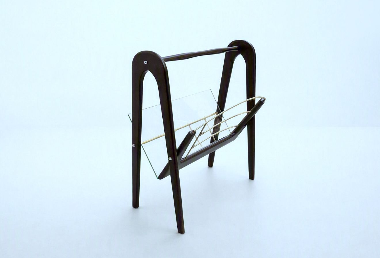 Cesare Lacca - Magazine Rack / Mid Century - Italy '50
