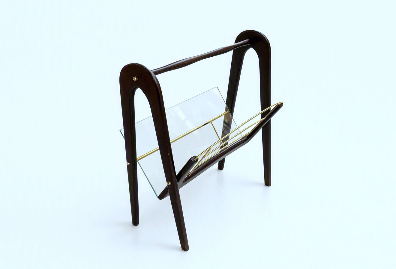 Cesare Lacca - Magazine Rack / Mid Century - Italy '50 photo vinterior