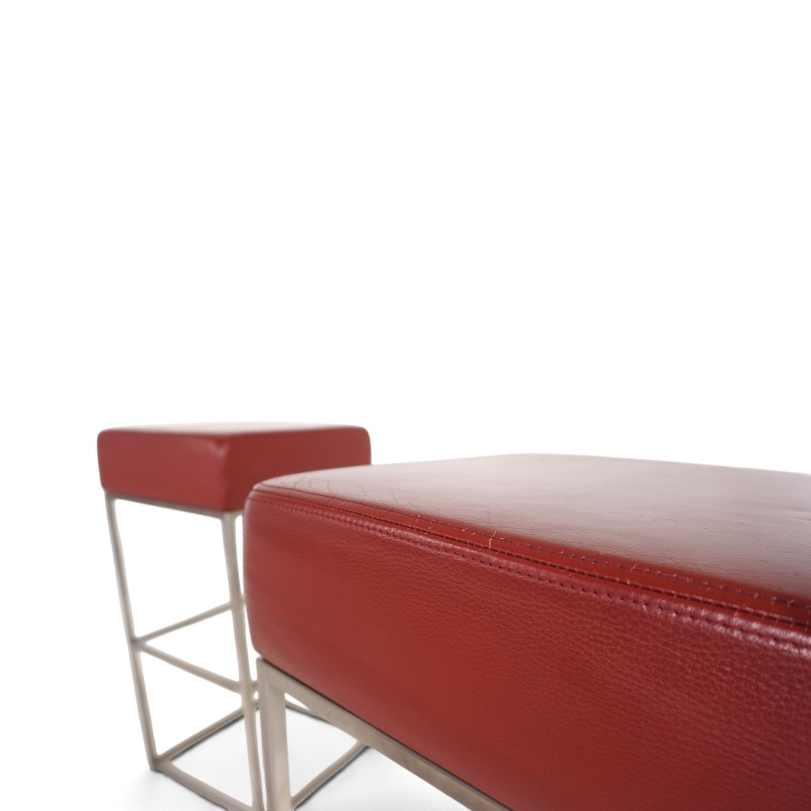 De Sede Set Of 3 Ds 218/55 Leather Bar Stools By Paolo Piva, 2000 photo for sale