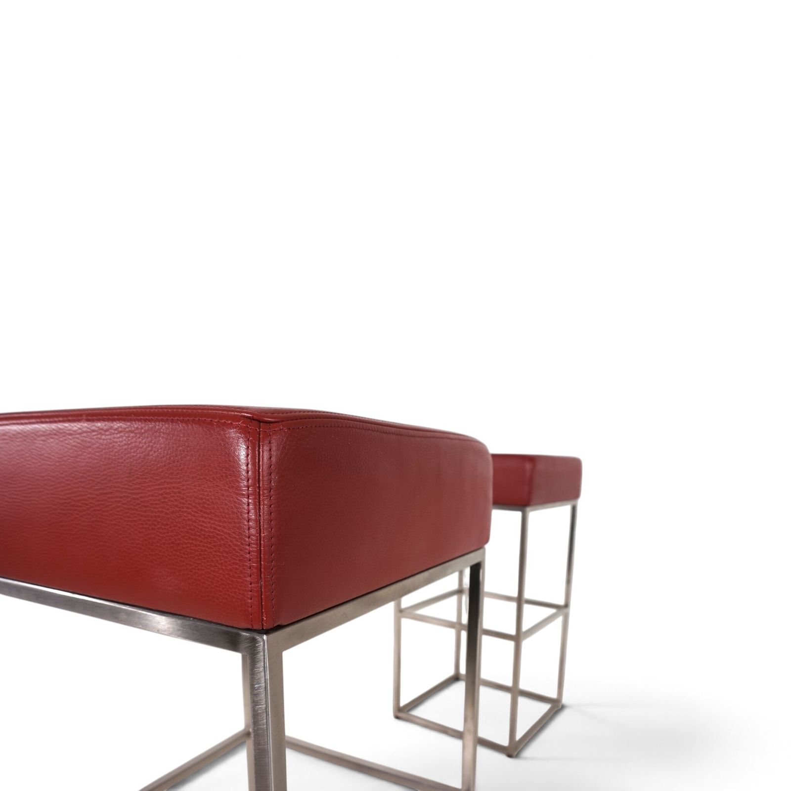 De Sede Set Of 3 Ds 218/55 Leather Bar Stools By Paolo Piva, 2000 photo buy
