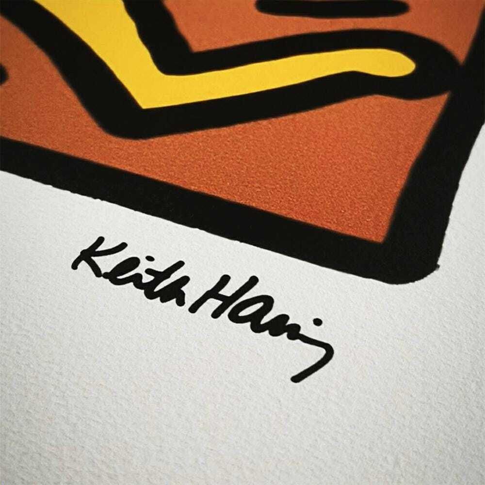 Keith Haring Limited Edition Lithograph uit de jaren 1990, genummerd in potlood. photo for sale