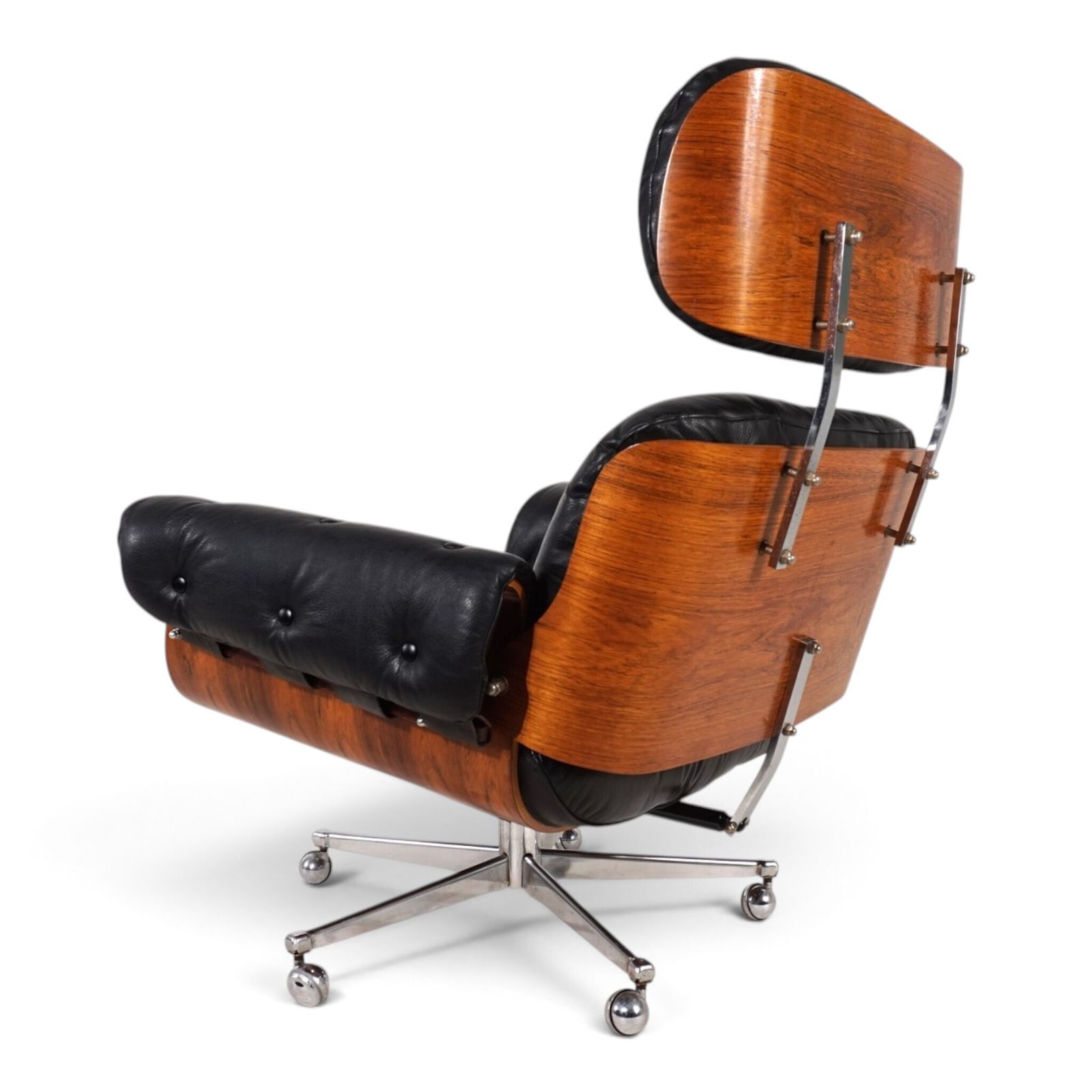 Martin Stoll Leather Lounge Chair For Stoll Giroflex, 1960 photo furniture