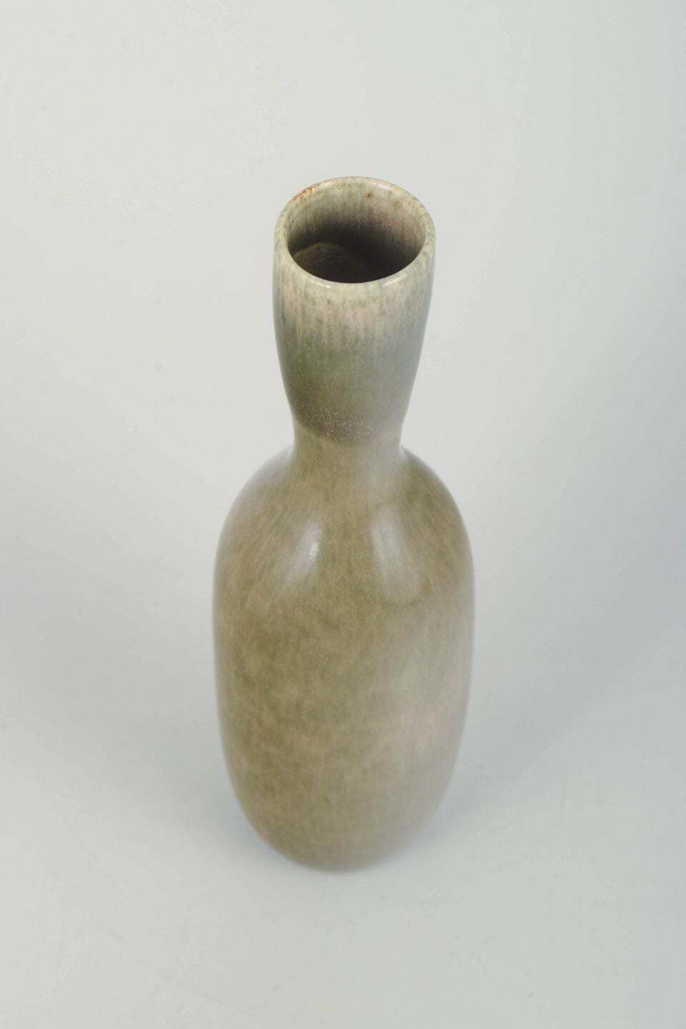 John Andersson For Höganäs. Unique Ceramic Vase With Hare’s Fur Glaze, 1970s. photo furniture