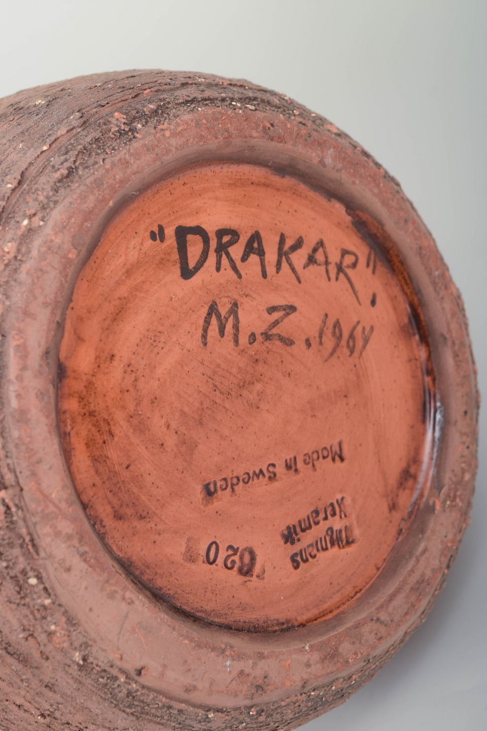Antoni M. Zawadzki For Tilgmans Keramik. Very Large Floor Vase With Dragon Motif photo 898.0