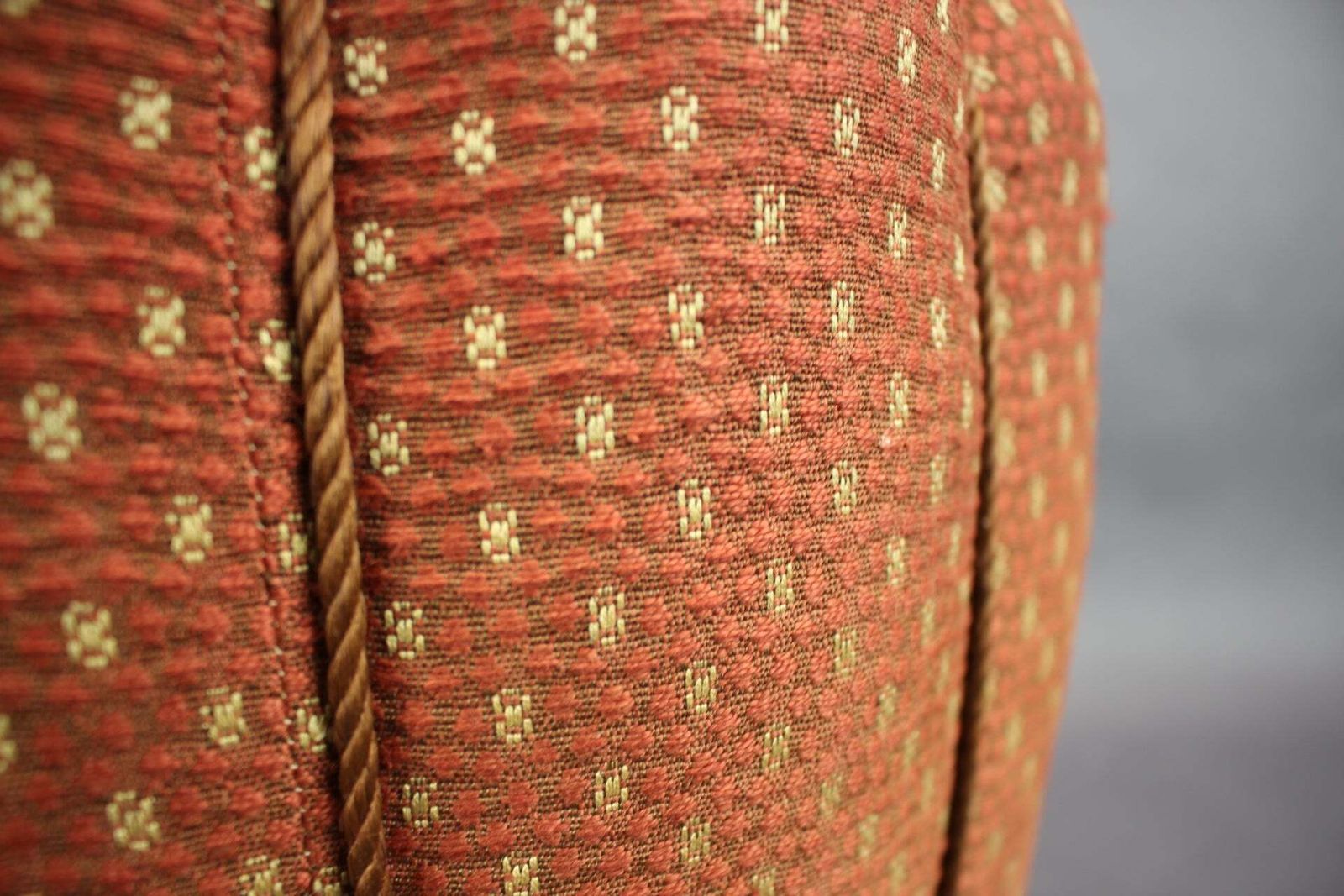 Mid Century Modern Upholstered Footstool, Czechoslovakia 1950s photo 754.0