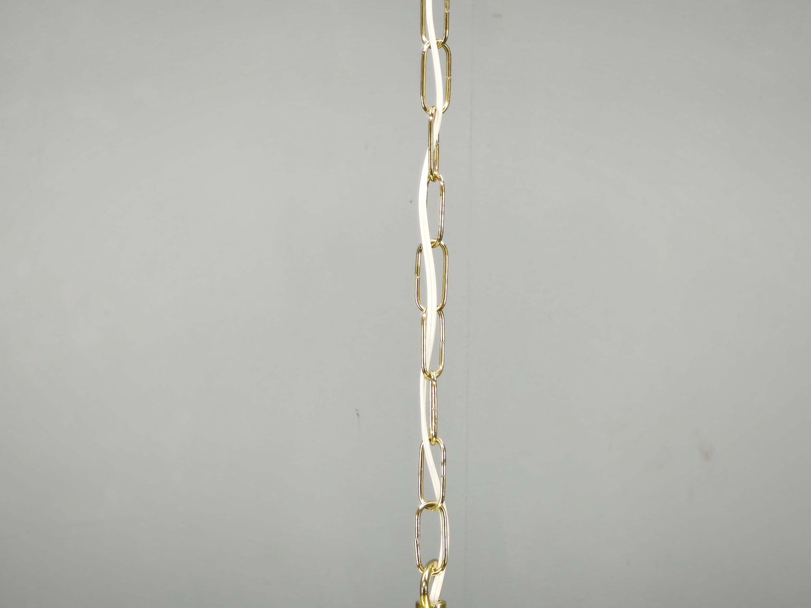 Suspension italienne en verre de Murano à décor tourbillonnant, avec laiton, années 1970 photo buy