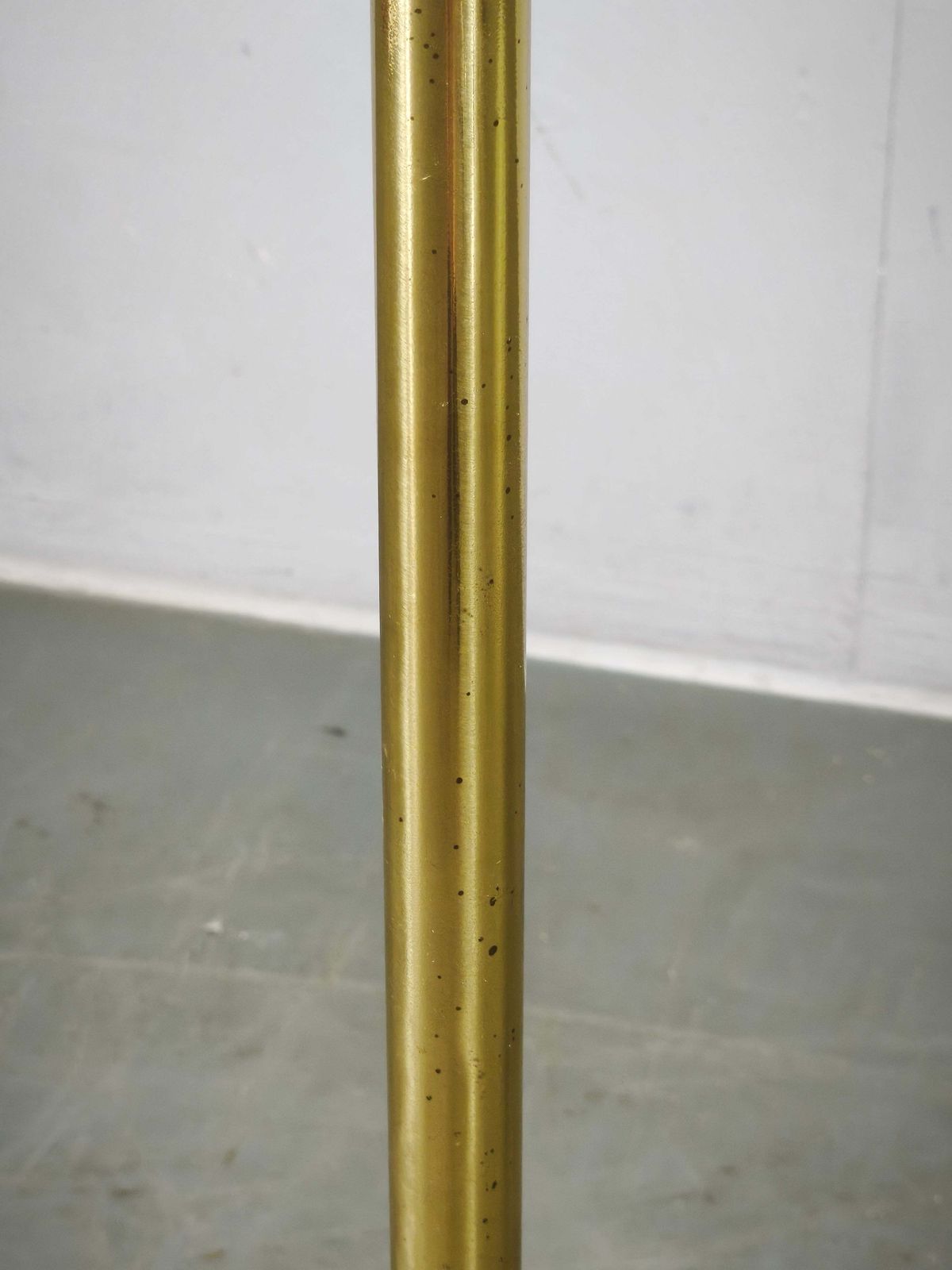 Lighting Space Age Bubble Glass And Brass Floor Lamp, Czechoslovakia, 1970s photo