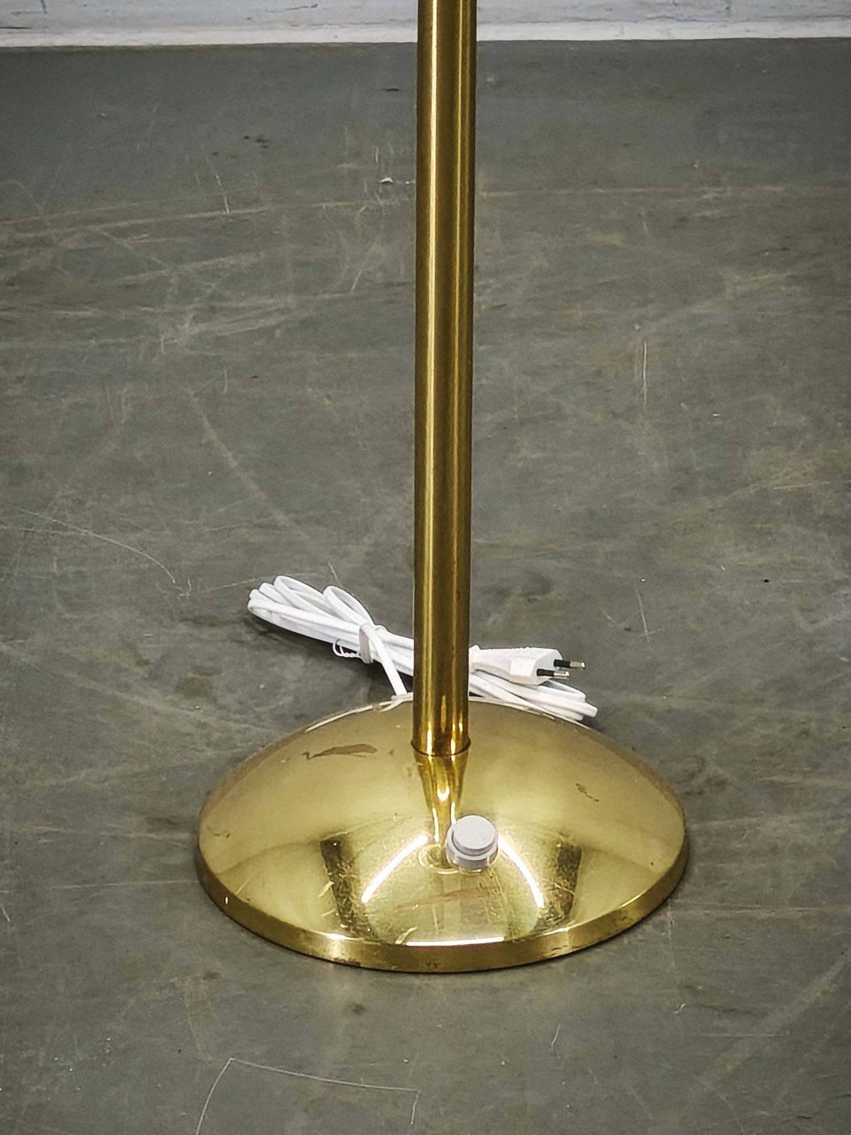 photo furniture Space Age Bollenlamp van Glas en Messing, Tsjecho-Slowakije, jaren 1970