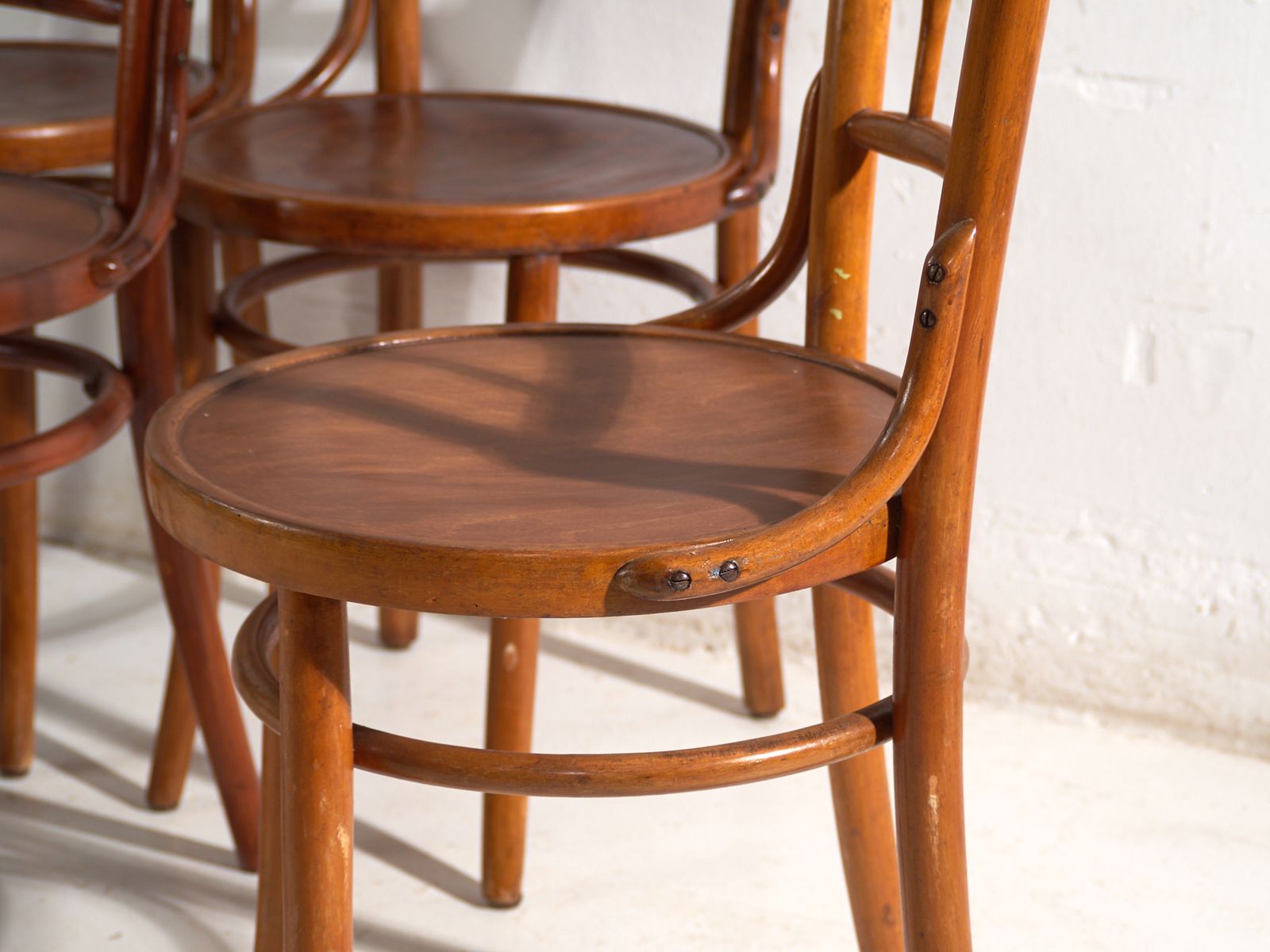 photo vinterior Antique Chairs In Thonet Style Bentwood – Central Europe, Circa 1930 – Set Of 4 #8