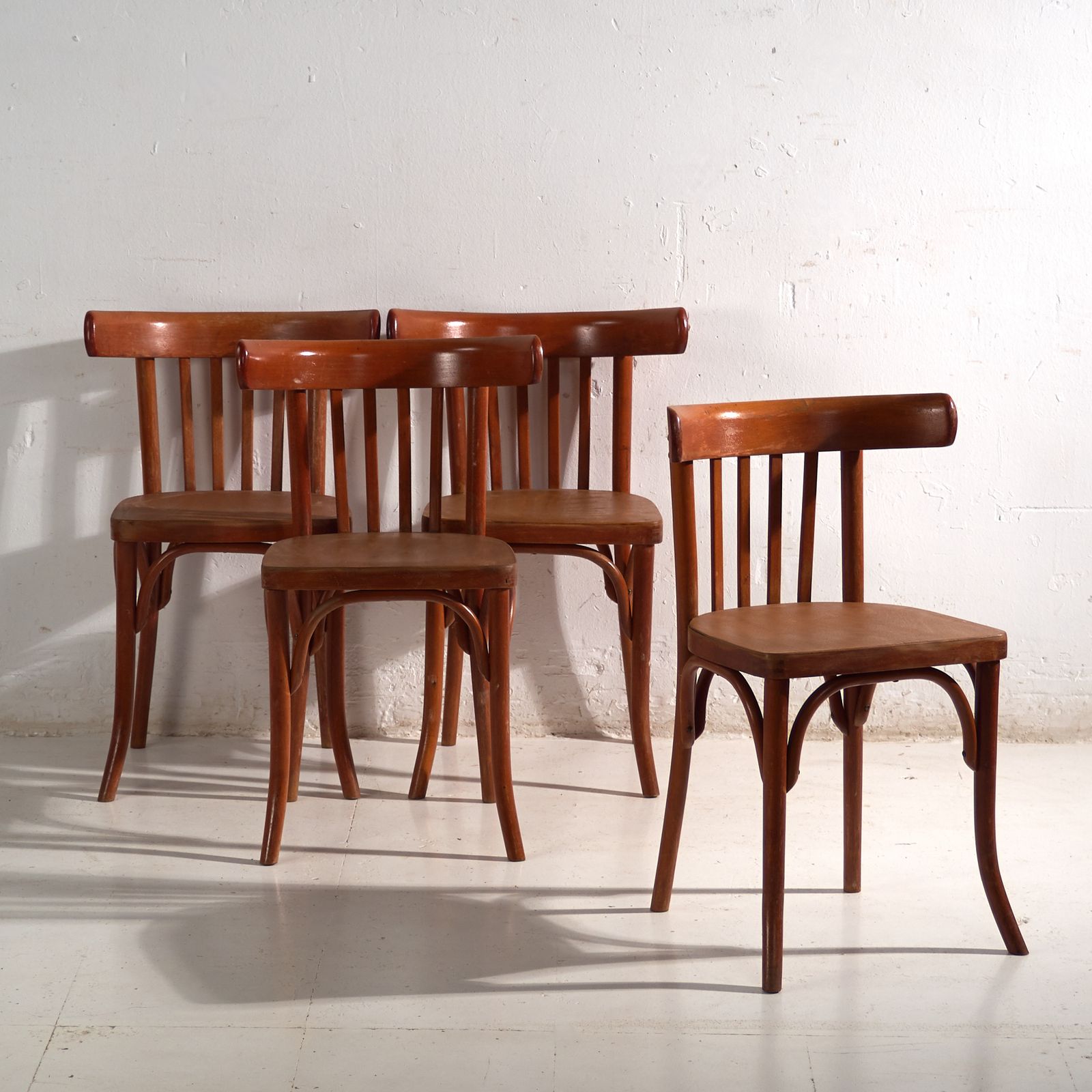 Chaises d'époque de style Thonet en bois courbé - Europe centrale, vers 1930 - lot de 4 pièces n° 7