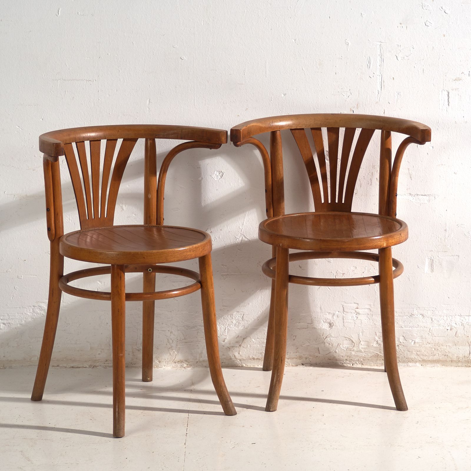 Antique Chairs In Thonet Style Bentwood – Hungary, Circa 1960 #1