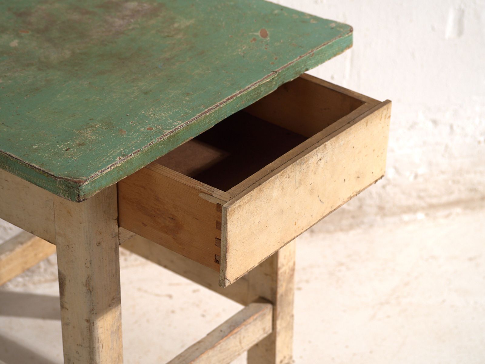 photo furniture Antique Bedside Tables In Pine Wood – Central Europe, Circa 1940 #9