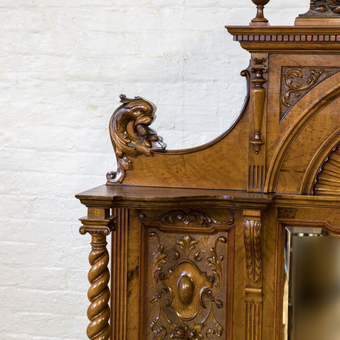 photo furniture Victorian Pollard Oak Sideboard