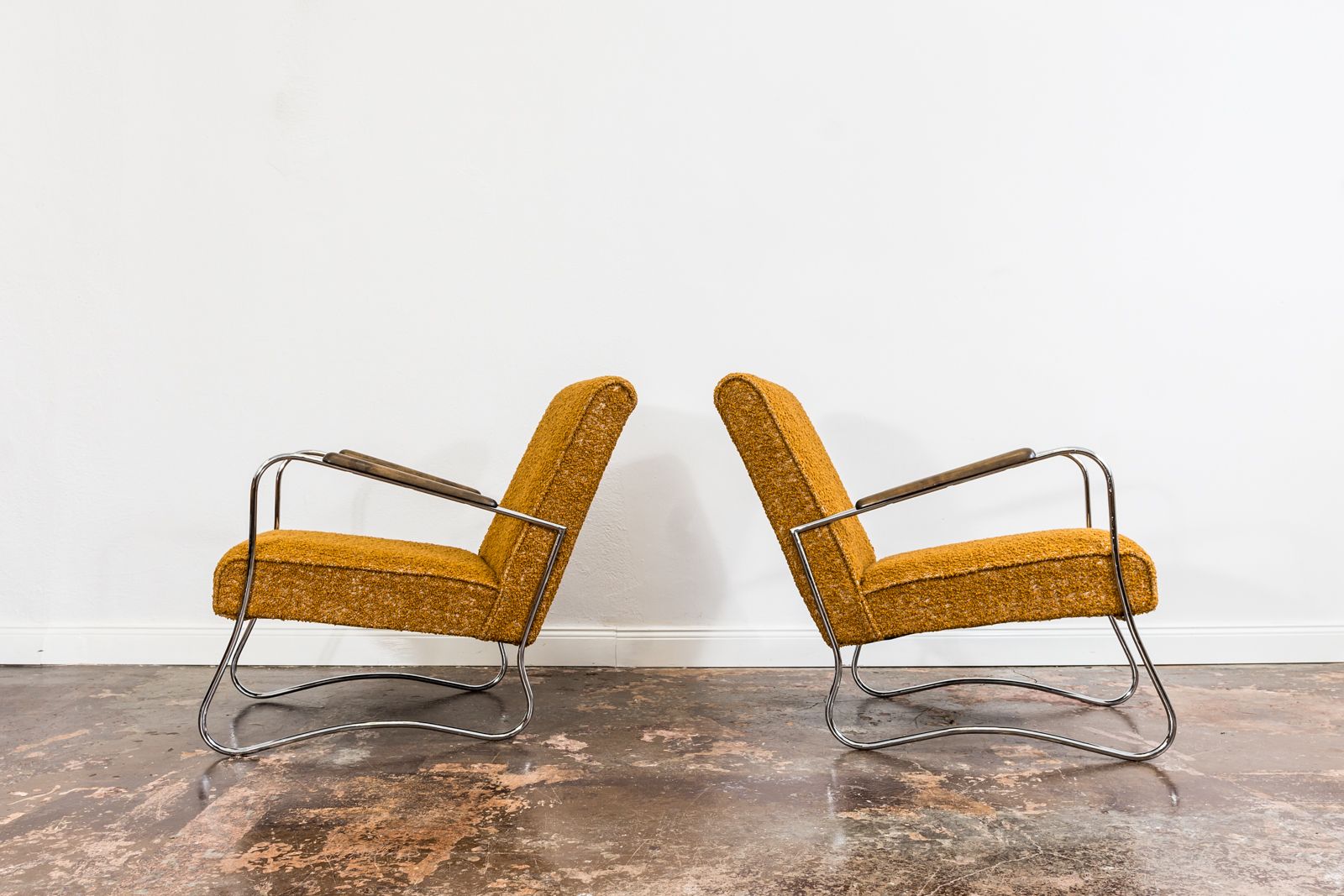 Bauhaus stijl fauteuils, jaren 1950, Polen, set van 2 photo 3000.0