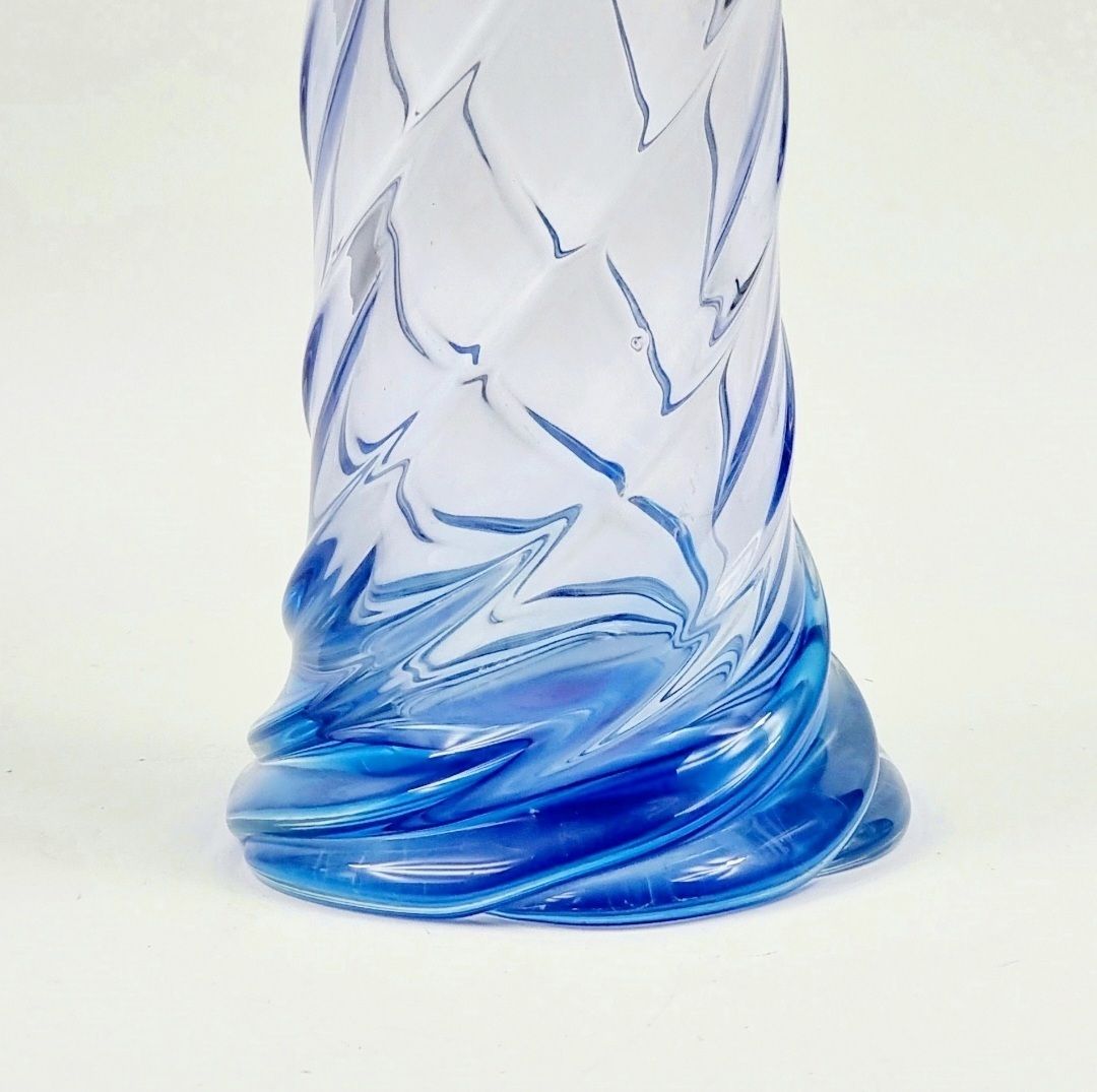 X.L. Mid Century Twisted Murano Glass Vase From Fratelli Toso, Italy, 1960s photo buy