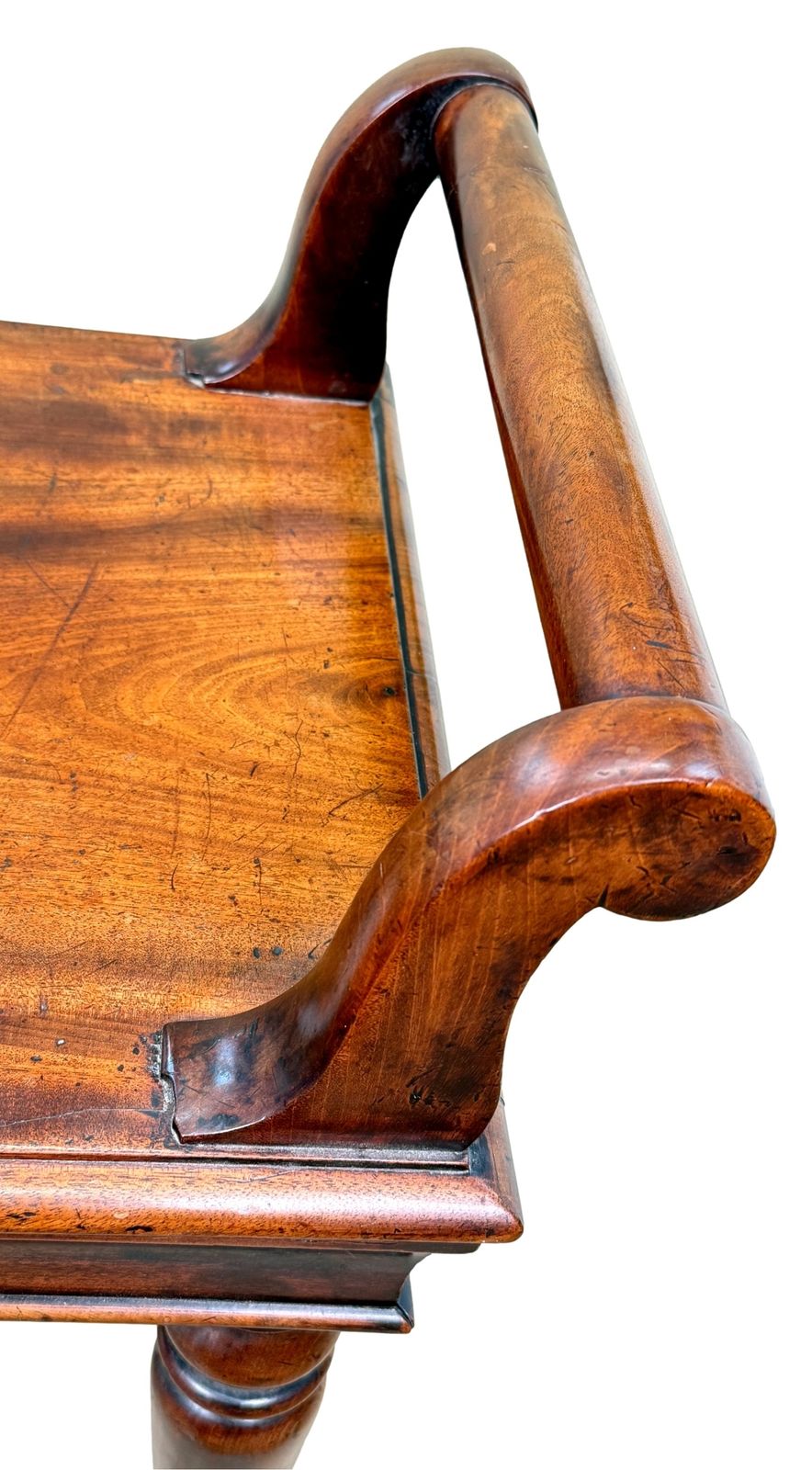 Banc de hall en acajou, début de l'époque victorienne, milieu du XIXe siècle photo buy