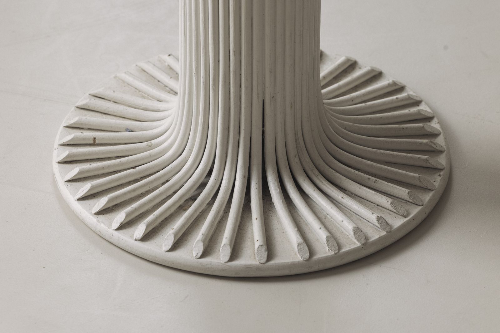 photo furniture Stel Sculpturale Bamboe Sokkels uit Italië, ca. jaren 1960