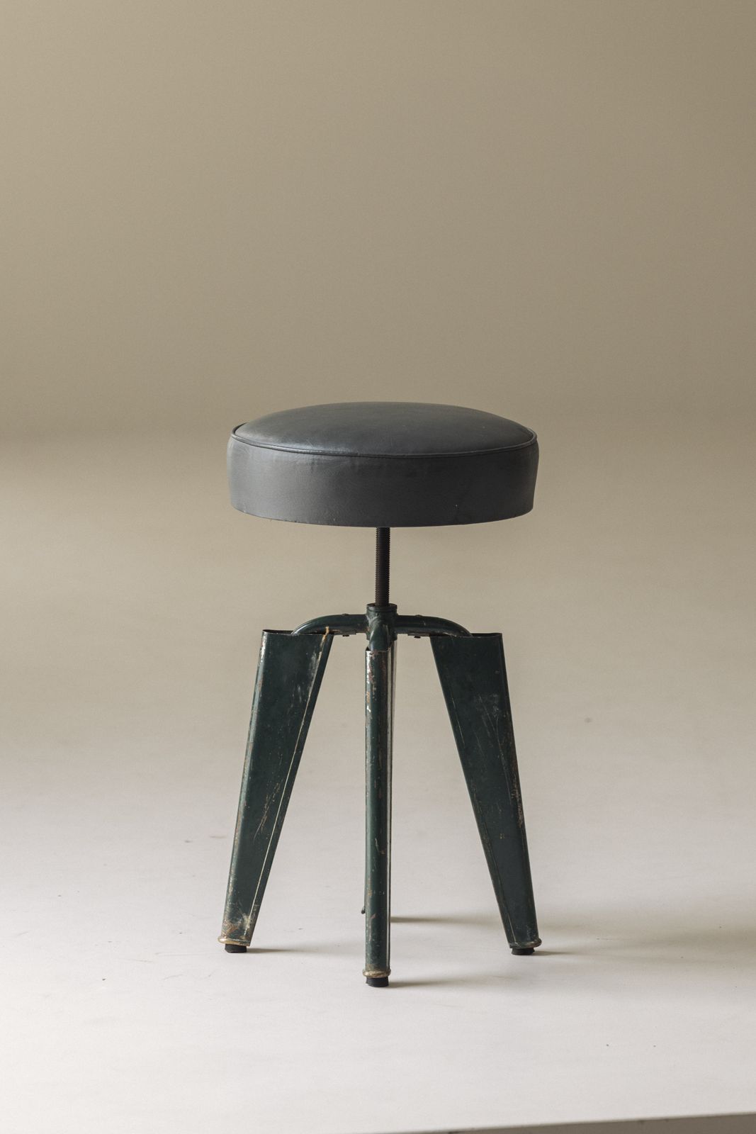 Furniture Highly Collectible Clémenceau Stool By Domin & Genevrière, Maison Dominique 1957 photo