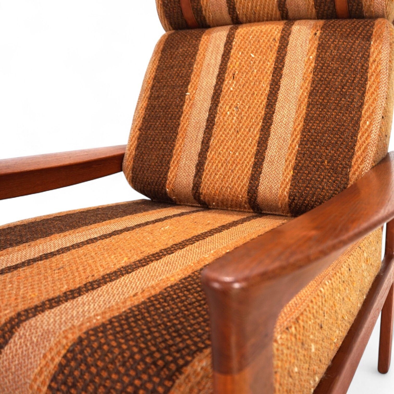 Arne Wahl Iversen Teak Lounge Chair For Komfort, 1960 photo for sale