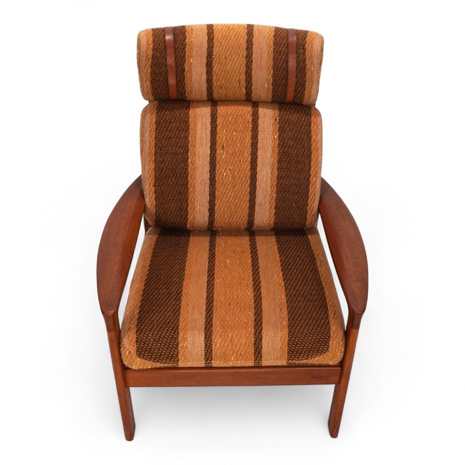 Furniture Arne Wahl Iversen Teak Lounge Chair For Komfort, 1960 photo