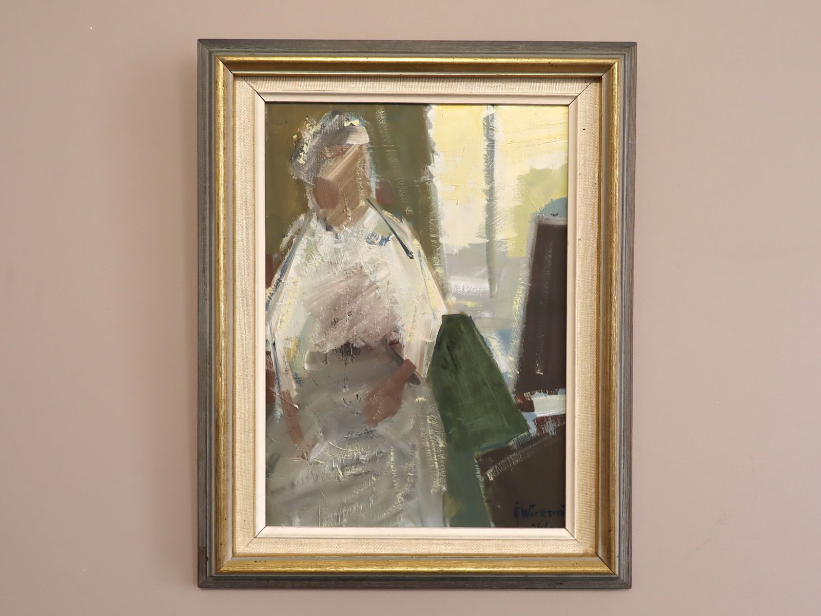 The Window Seat, In Oil Onto Canvas 1960s