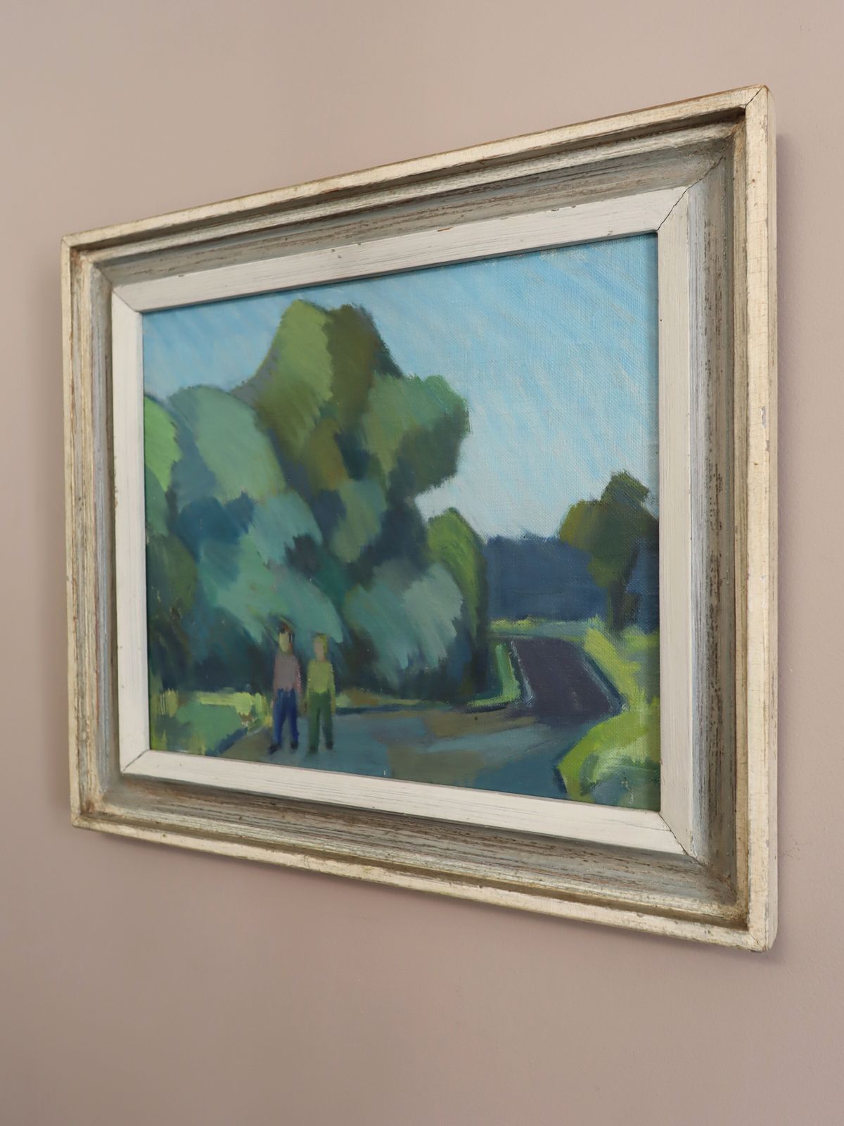 The Path Beyond, In Oil Onto Canvas Mid 20th Century photo for sale